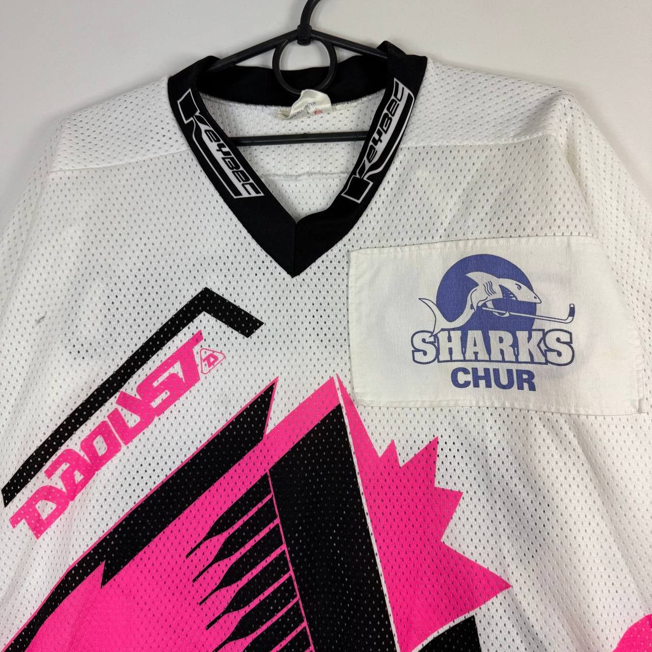 Other Vintage Hockey Jersey Keybec Sublimax Sharks Chur Size XL Size US XL / EU 56 / 4 - 2 Thumbnail