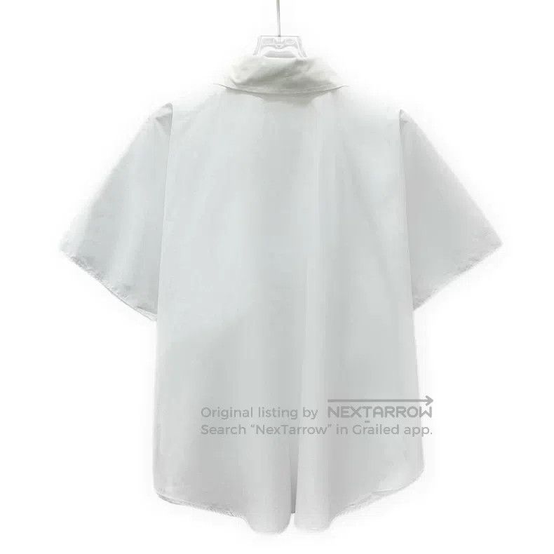 Dior Dior White bee embroidery cotton lapel short-sleeved shirt Size XS / US 0-2 / IT 36-38 - 2 Thumbnail