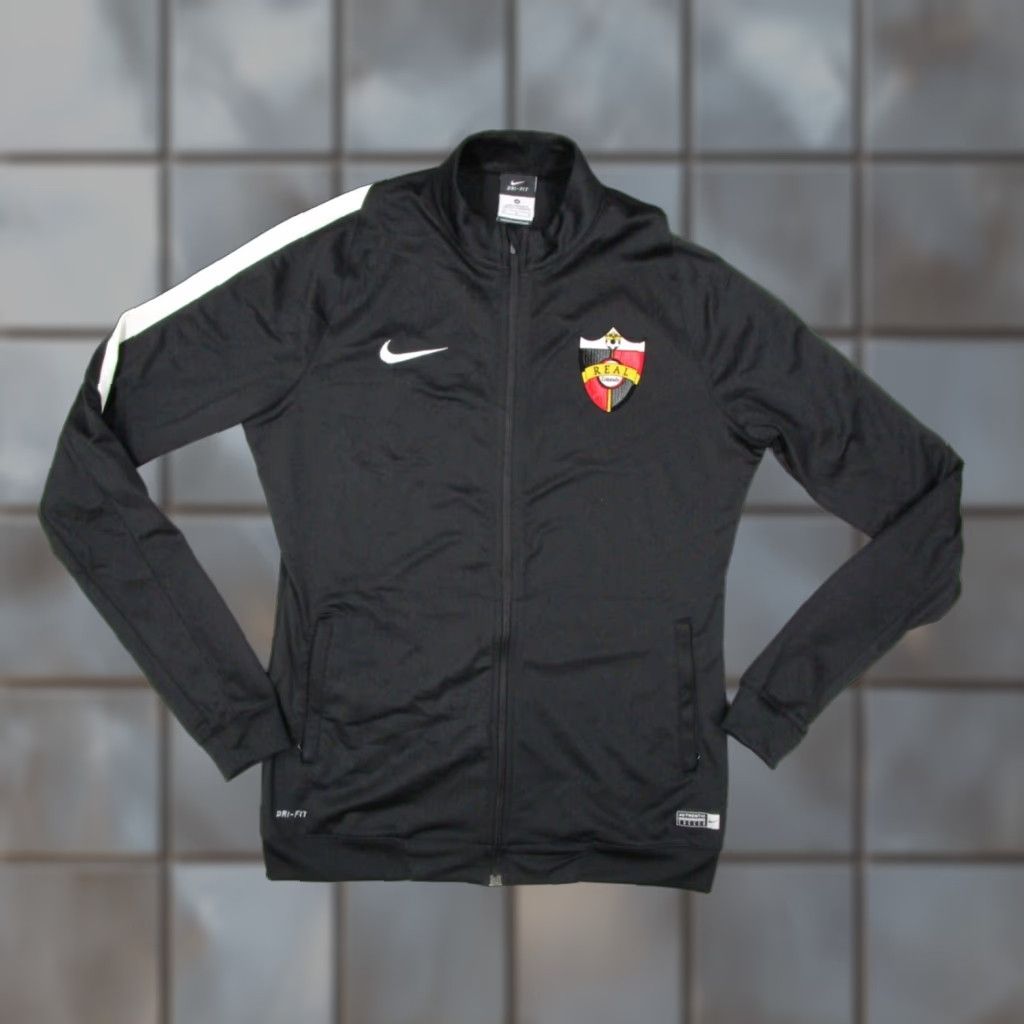 Nike Nike Dri-Fit Jacket Women M Black Full Zip Squad Colorado Real Logo - Nike Brand Performance Sports Athletic Shirt Size M / US 6-8 / IT 42-44 - 1 Thumbnail