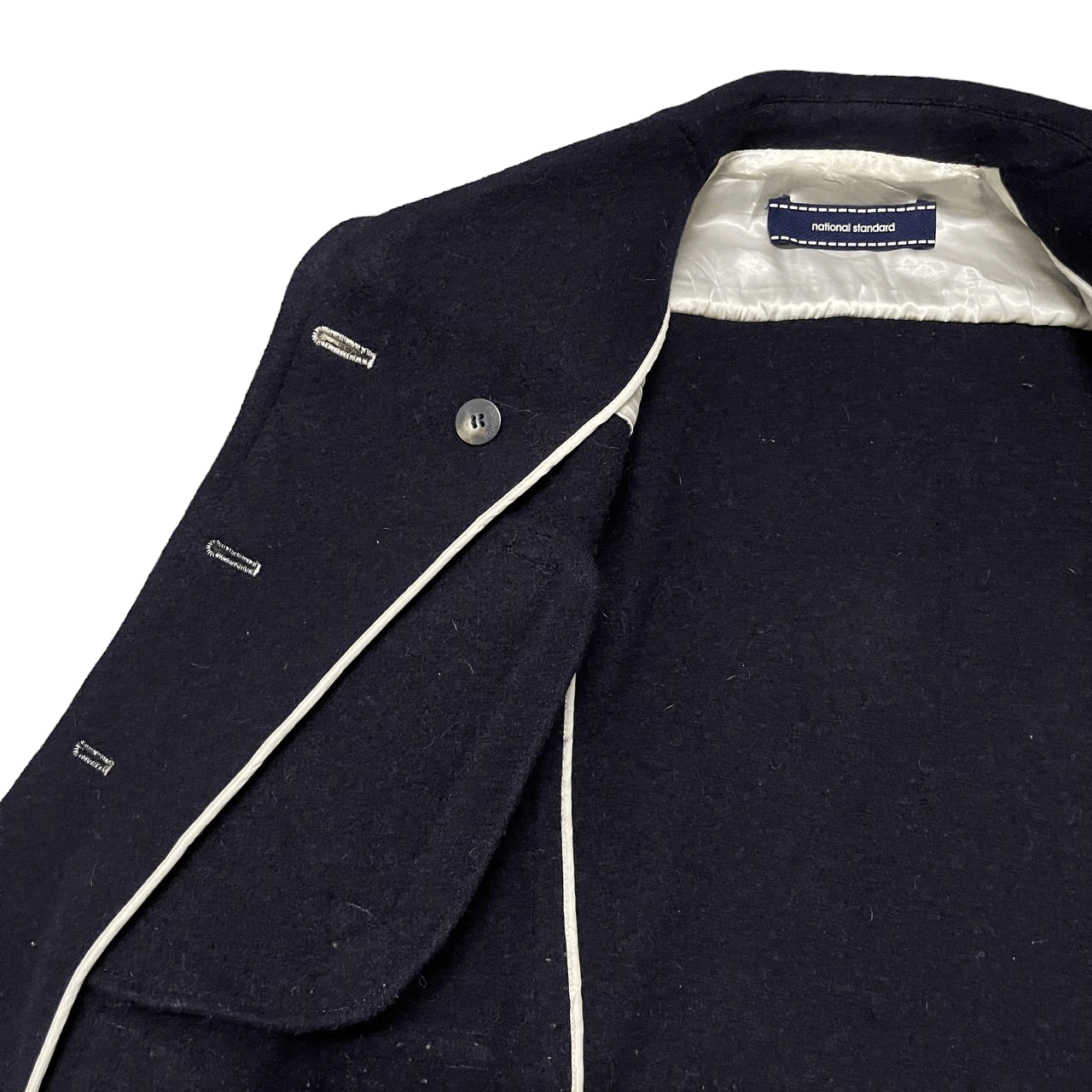 National Standard 🔥Unisex National Standard Peacoat Laine Wool Japan Made Size US S / EU 44-46 / 1 - 7 Thumbnail