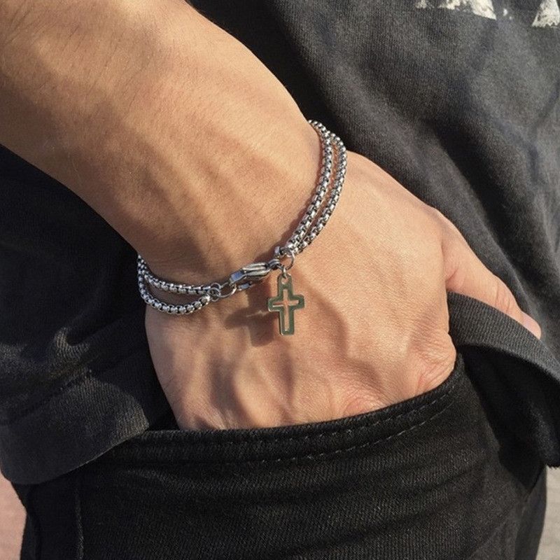 Jewelry Punk Bracelet Y2K Punk Chain Gotch Bracelets Chains Size ONE SIZE - 2 Thumbnail