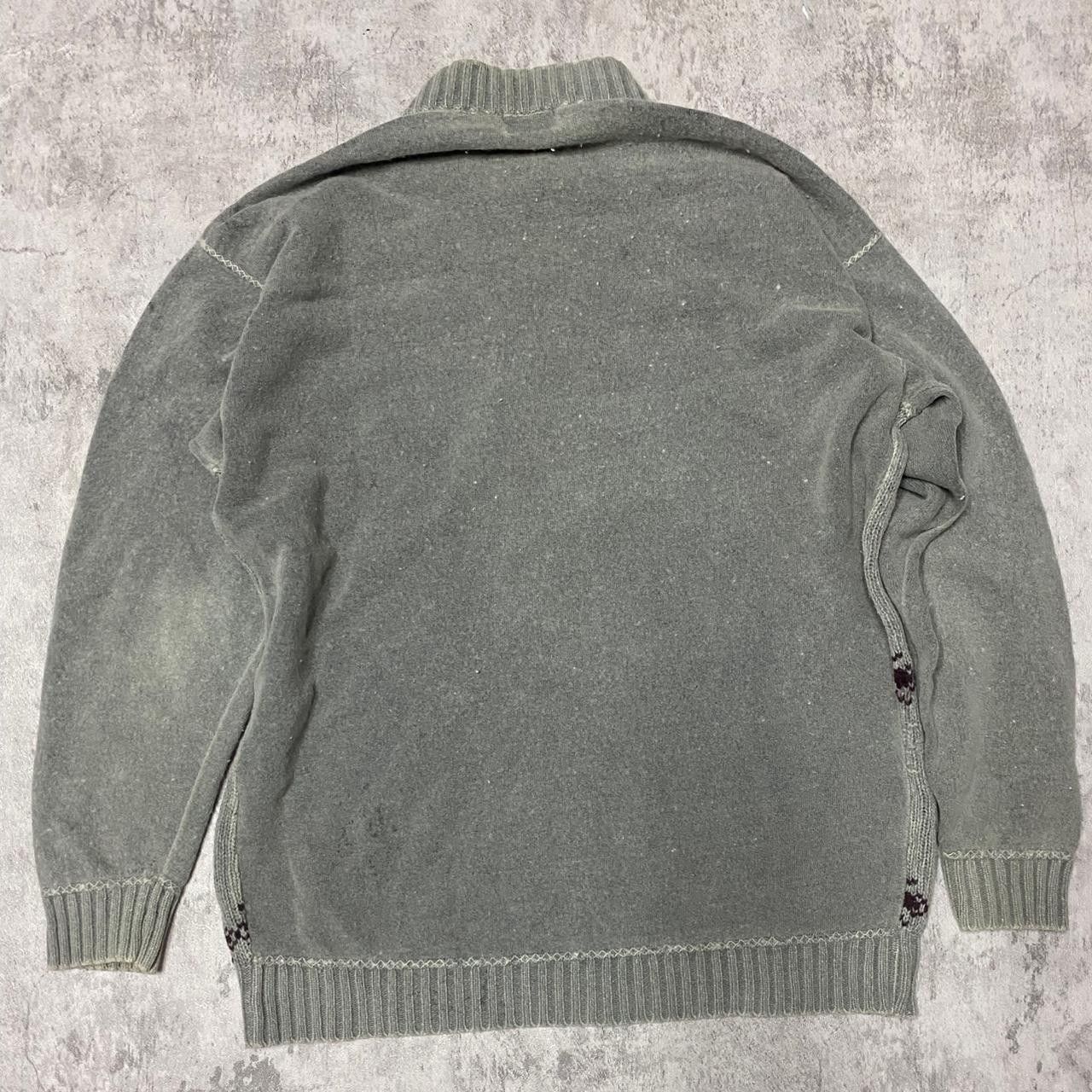Other Grey vintage 90s embroidered sweater knitwear Size US XL / EU 56 / 4 - 4 Thumbnail