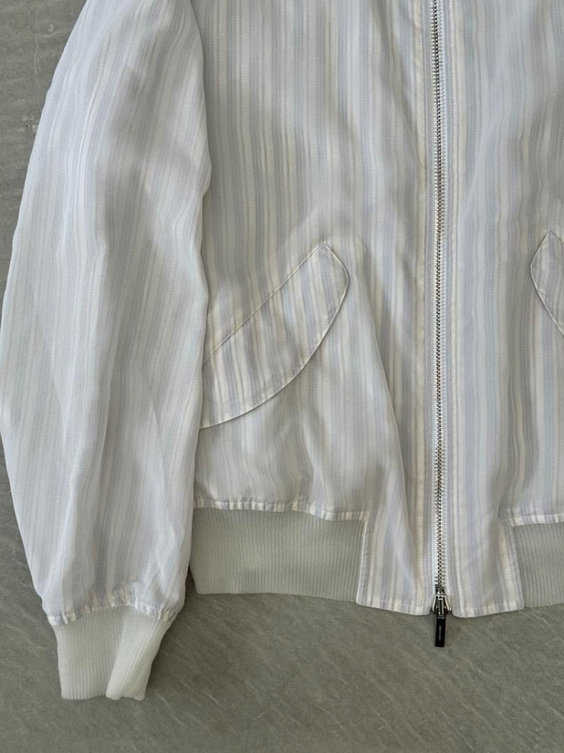 Dior Dior homme 2019 white silk organza bomber jacket rare Size US M / EU 48-50 / 2 - 5 Thumbnail