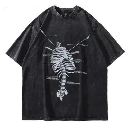 Vintage Skeleton Vintage Tshirt Oversized Size US M / EU 48-50 / 2 - 7 Thumbnail