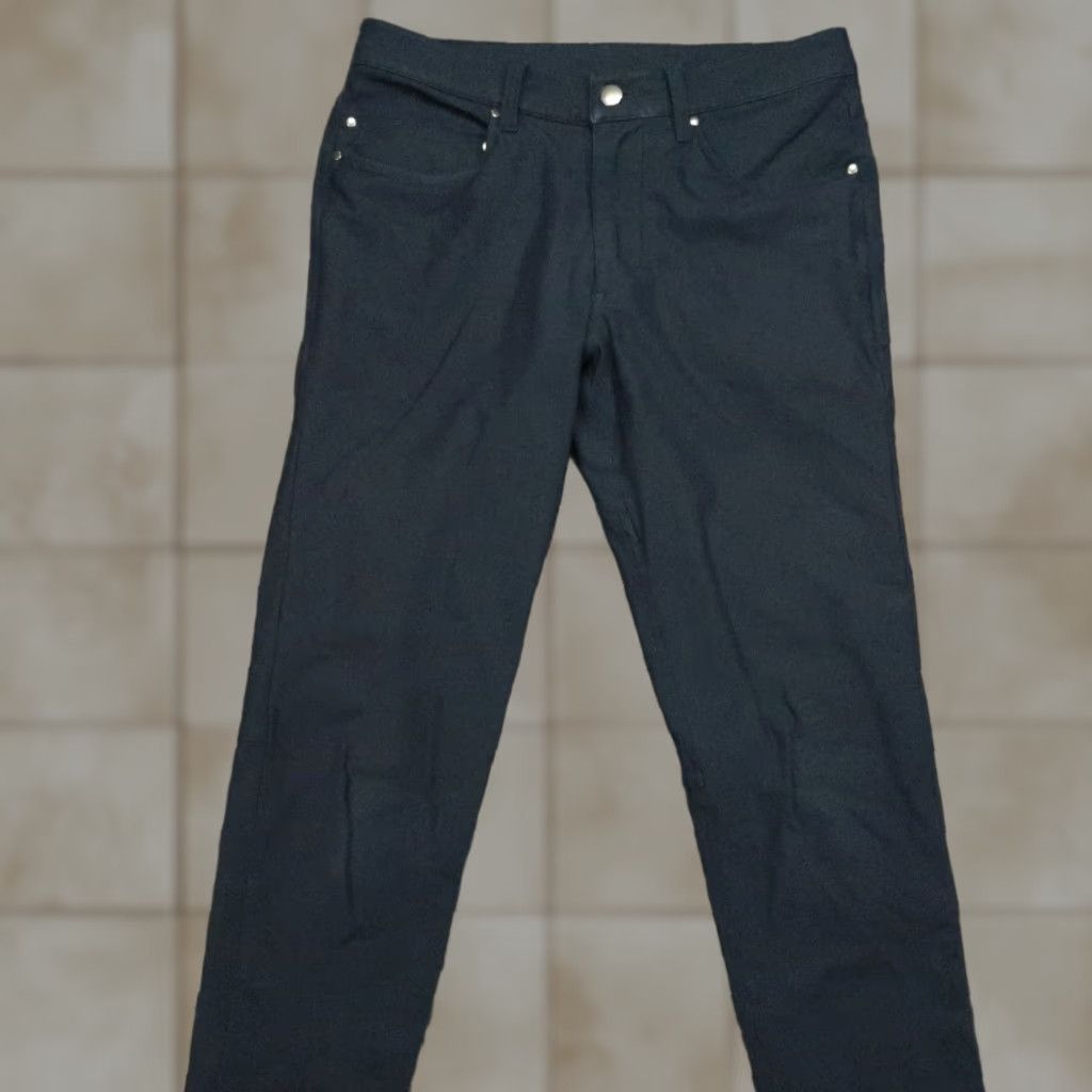 Lululemon Lululemon Pants Men 28x29 Blue ABC Slim 5-Pocket Trouser Warpstreme Chino Style Shirt? Size US 28 / EU 44 - 1 Thumbnail