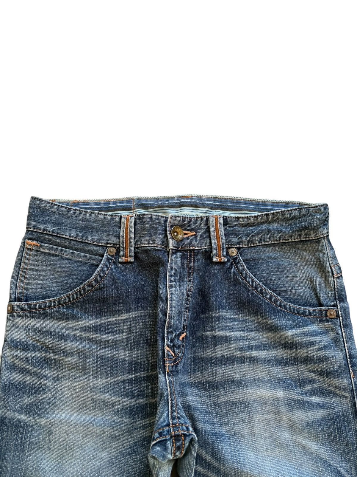 Edwin Exclusive Vintage Edwin Faded Wash Loose Jeans Size US 33 - 4 Thumbnail