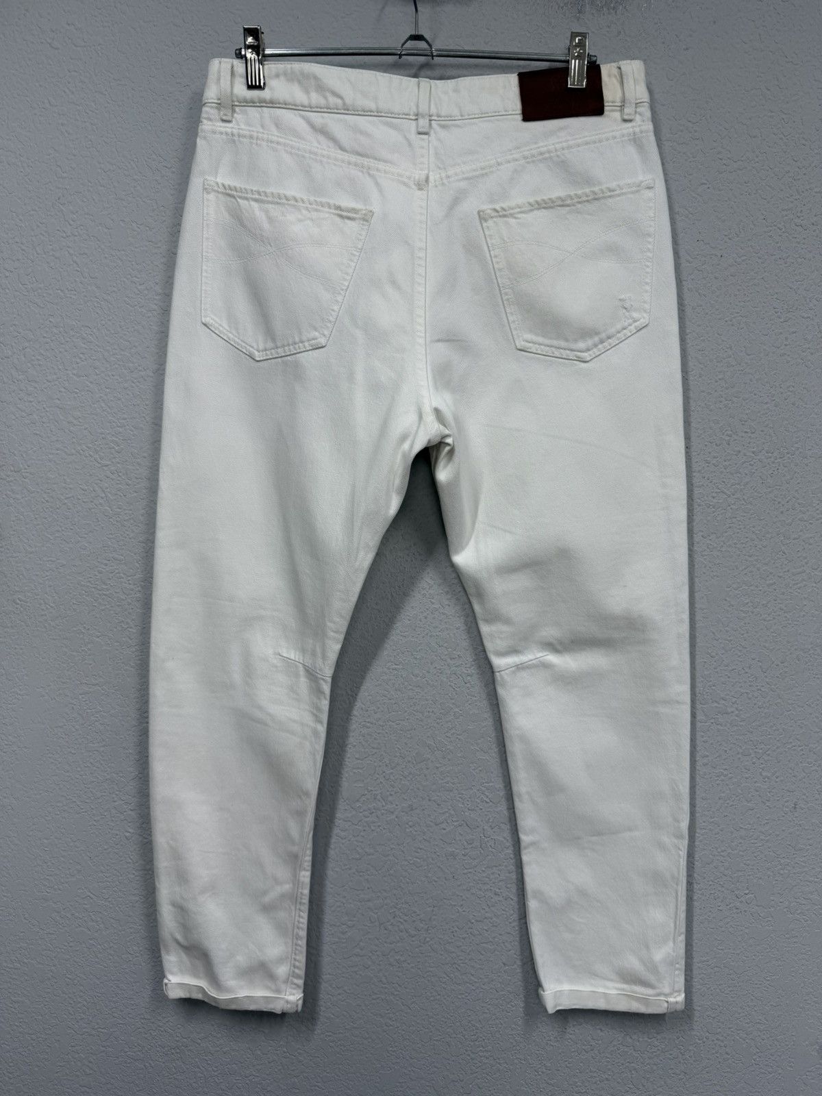 Brunello Cucinelli Vintage Brunello Cucinelli Jeans Distressed Ripped Italy Size US 33 - 5 Thumbnail