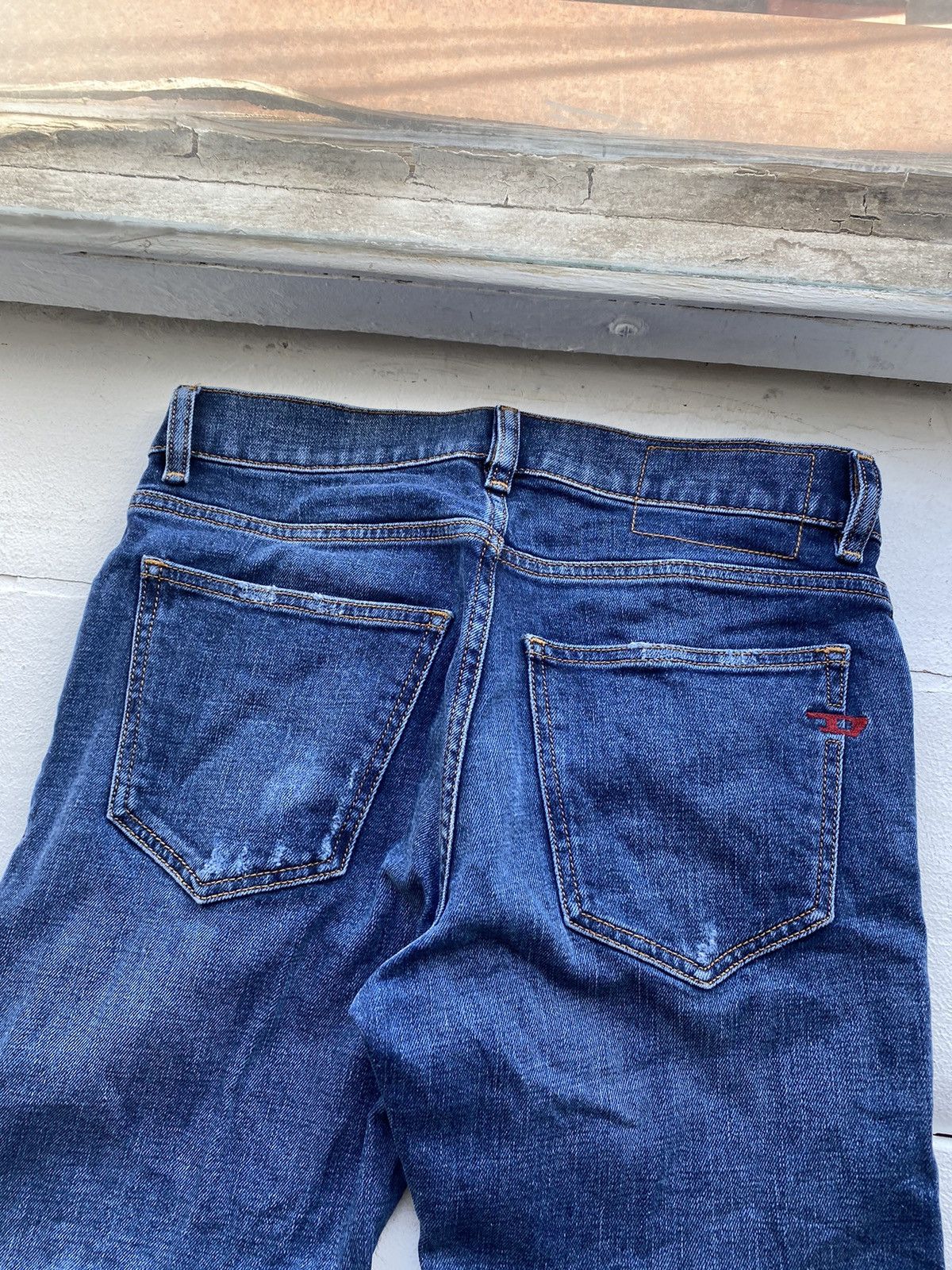 20471120 × Diesel Diesel Skinny Opium Luxury Designer Denim Jeans Gothic Punk Size US 29 - 11 Thumbnail
