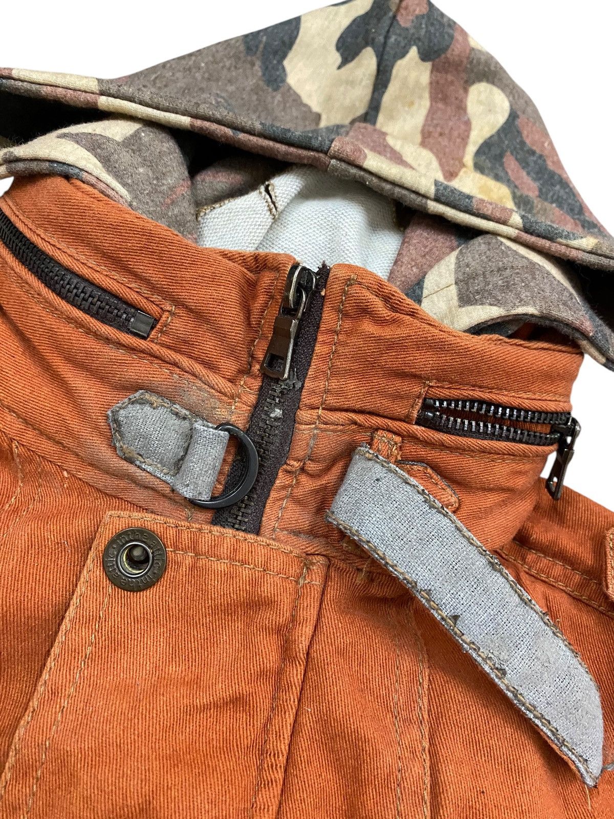 In The Attic In The Attic Military Style Jacket – with Camo Hoodie Size US M / EU 48-50 / 2 - 5 Thumbnail