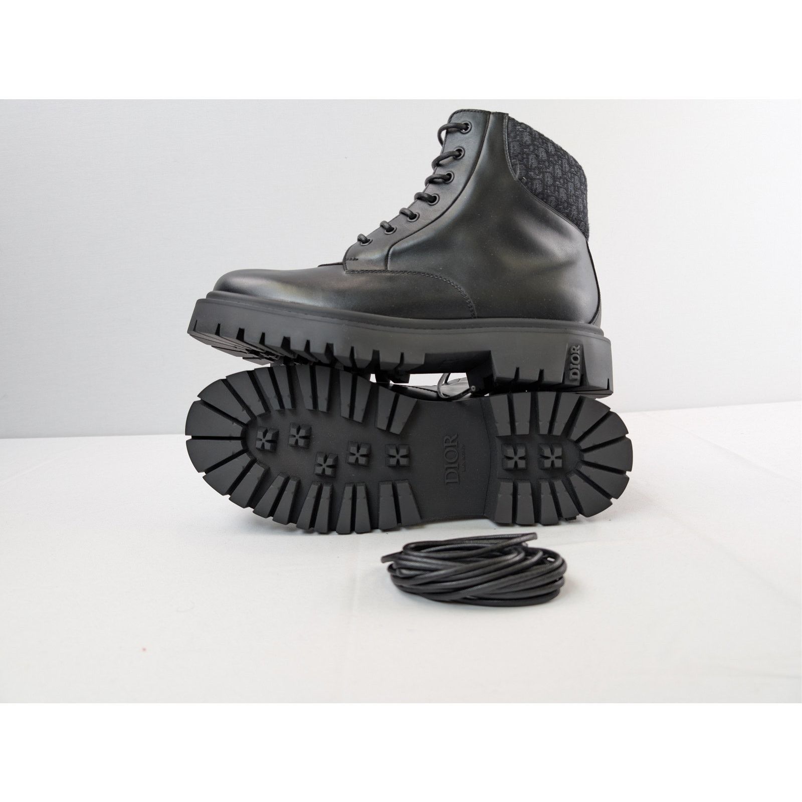 Dior o1rshd1 Oblique jacquard Explorer III Ankle Boot in black Size US 9.5 / EU 42-43 - 13 Thumbnail