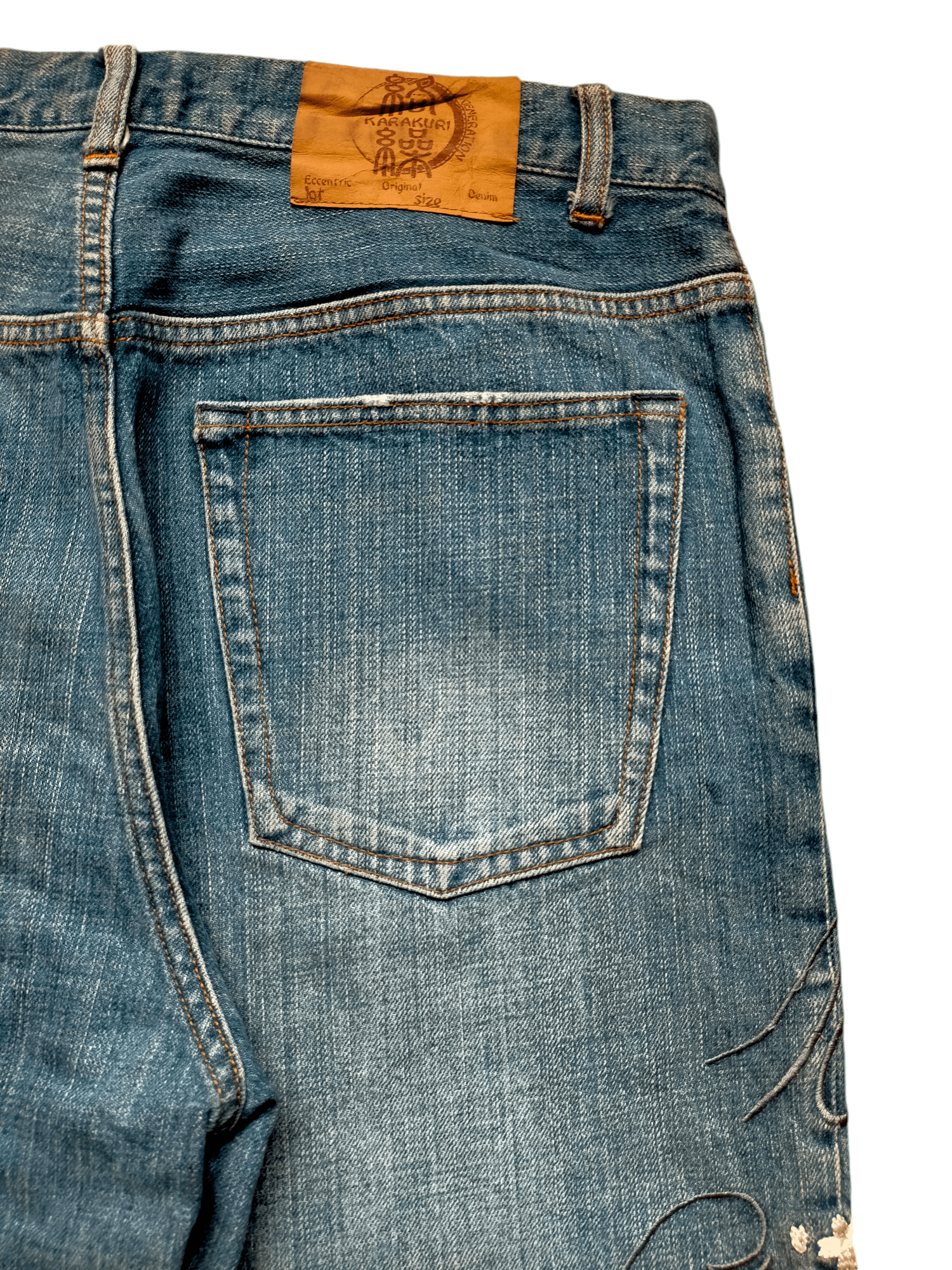If Six Was Nine Karakuri Generation Multipocket Embroiderd Denim Pants Size US 34 / EU 50 - 5 Thumbnail