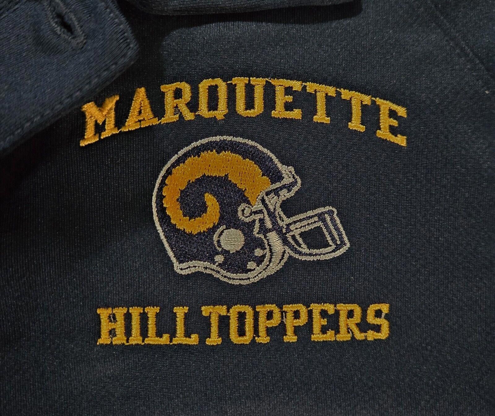 Nike Nike Dri-Fit Marquette Hilltoppers Football S Navy Polo Size US S / EU 44-46 / 1 - 3 Thumbnail