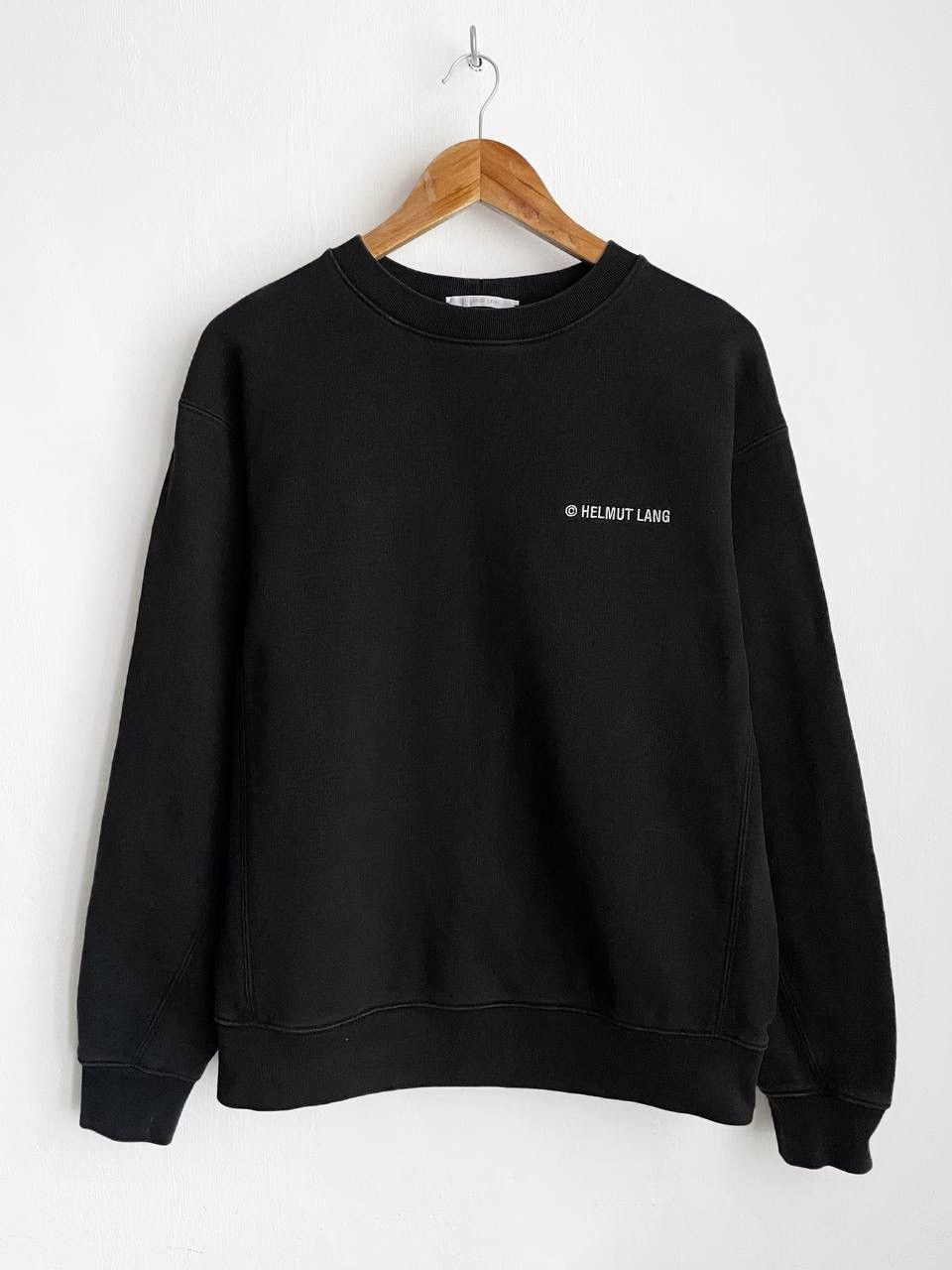 Helmut Lang Helmut lang sweatshirt men cotton black logo XS Size US XS / EU 42 / 0 - 1 Thumbnail