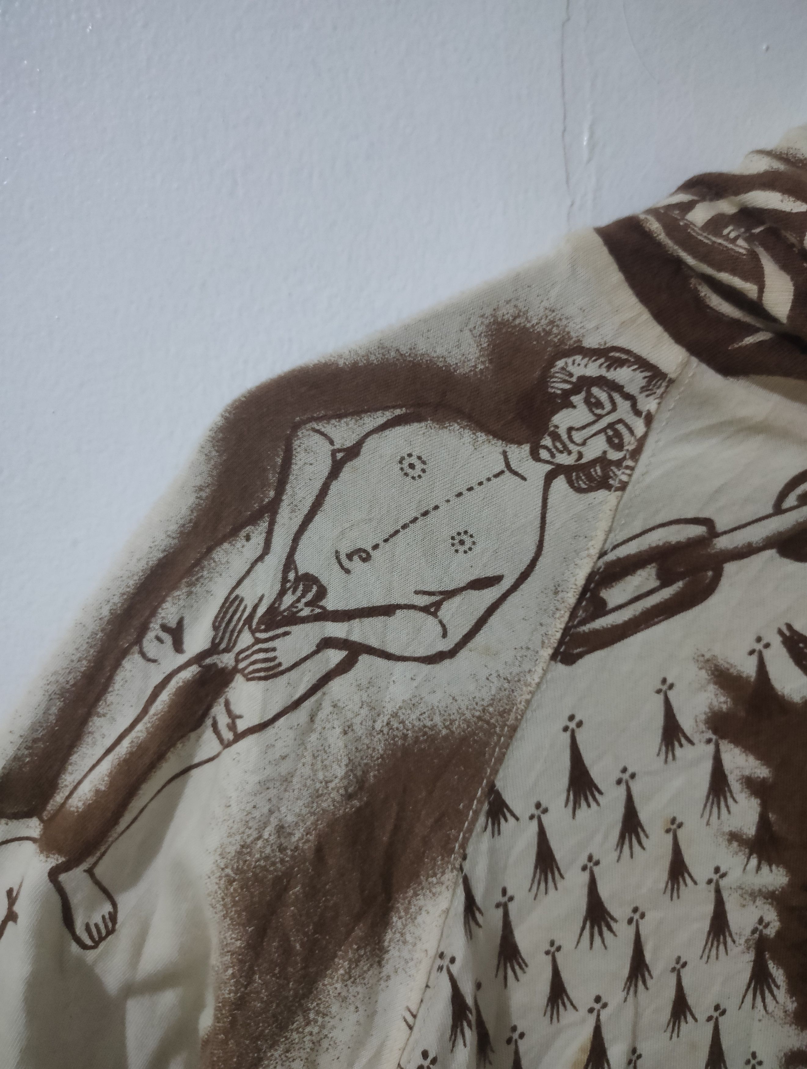 Jean Paul Gaultier Vintage 90s Junior Gaultier Tattoo Turtleneck Size US S / EU 44-46 / 1 - 9 Thumbnail
