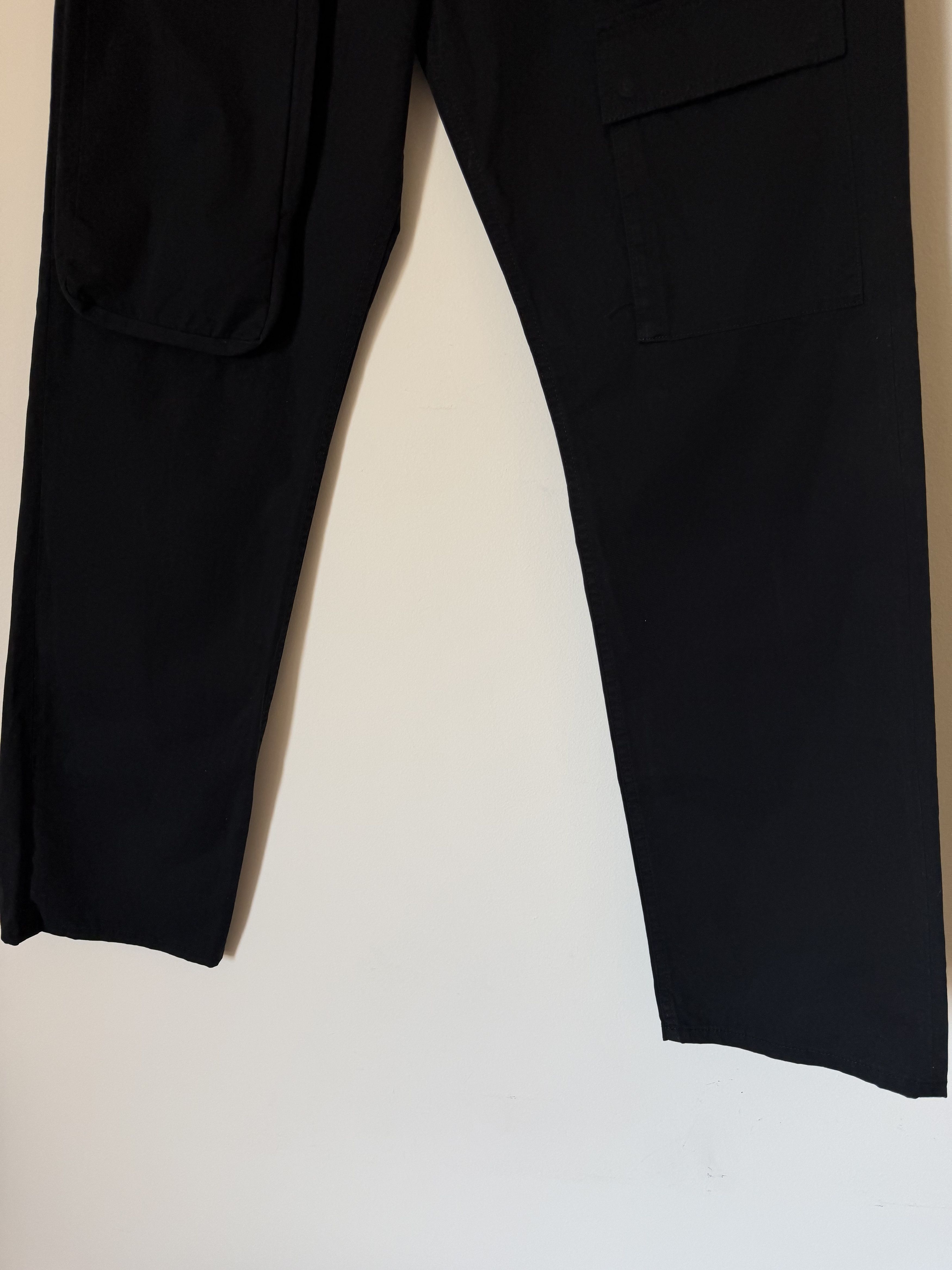 MM6 MM6 Maison Margiela Multi Pocket Cargo Pants in Black Size US 31 - 3 Thumbnail