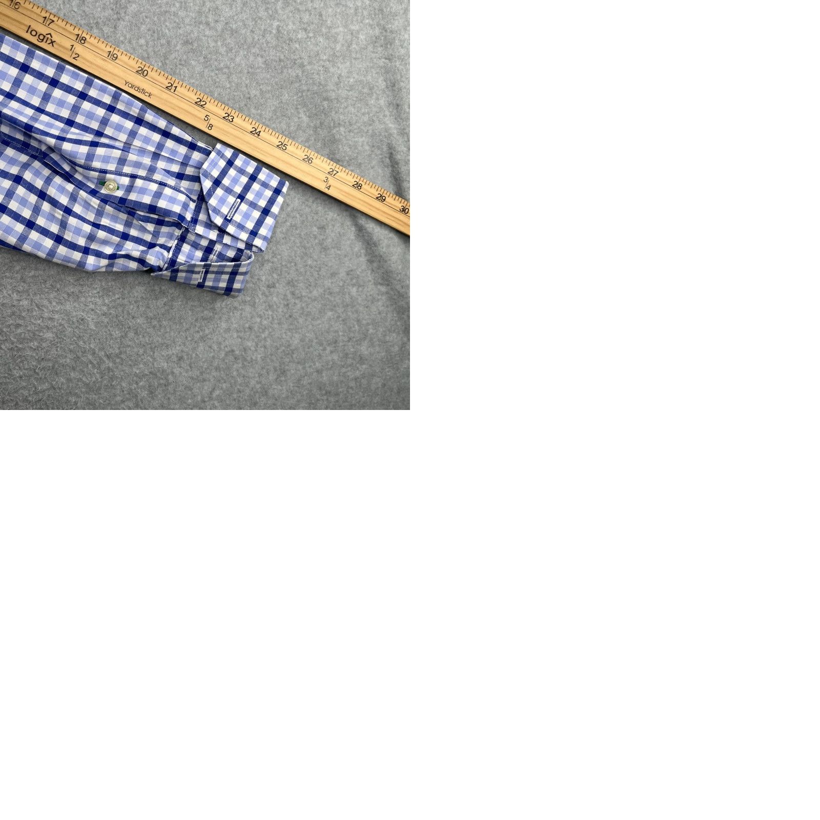 Tommy Hilfiger Tommy Hilfiger Dress Shirt 16.5 Blue Check Long Sleeve Button-Down Collar Mens Regular Sized Shirt Size US XL / EU 56 / 4 - 9 Thumbnail