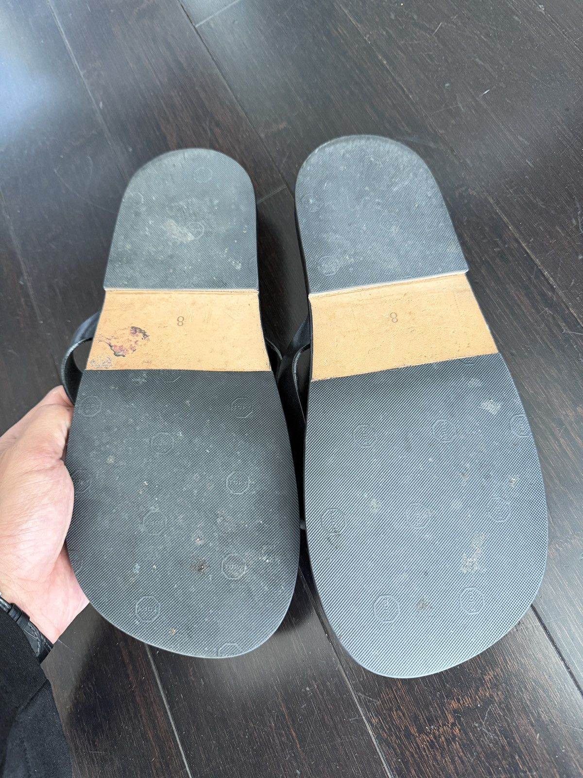 Auralee Auralee Leather Thong Sandals Size US 8 / EU 41 - 5 Thumbnail