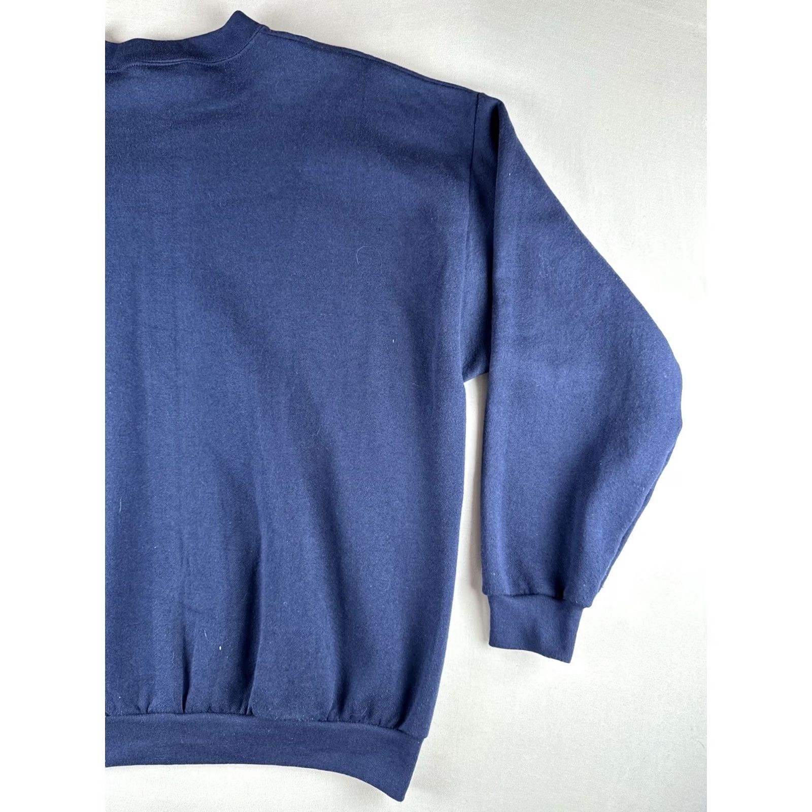 Tultex VINTAGE Tultex Wolf Crewneck Sweatshirt XL Blue 90s Wildlife USA Mens Pullover Crew Neck Size US XL / EU 56 / 4 - 6 Thumbnail