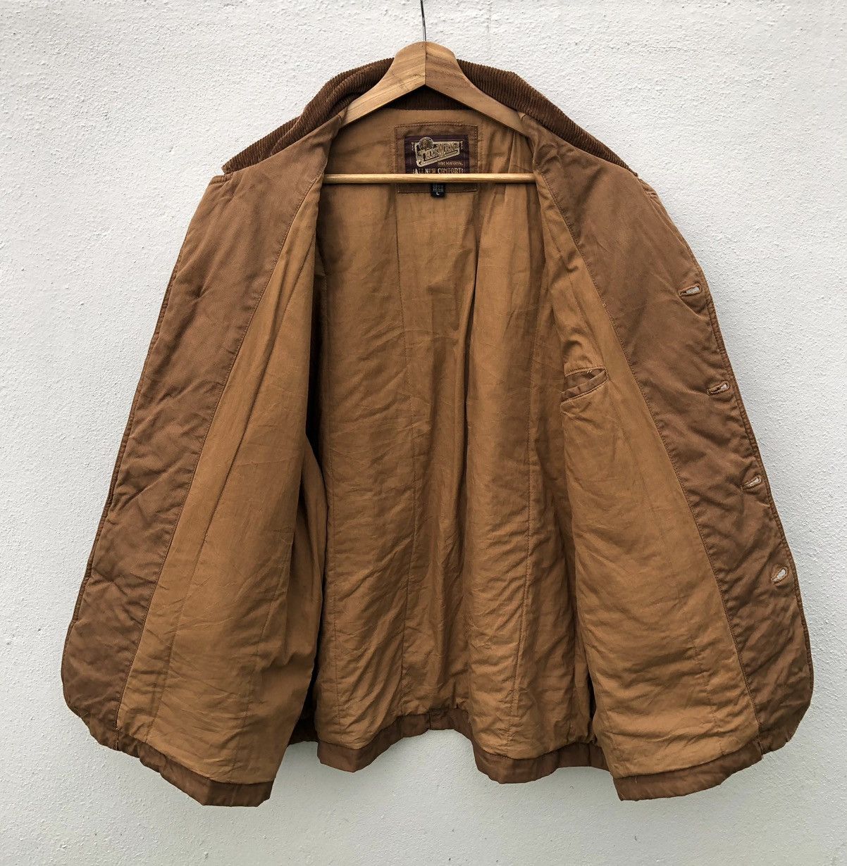 Vintage Vintage Canvas Brown Button Up Collar Coduray Chore Jacket Size US L / EU 52-54 / 3 - 2 Thumbnail