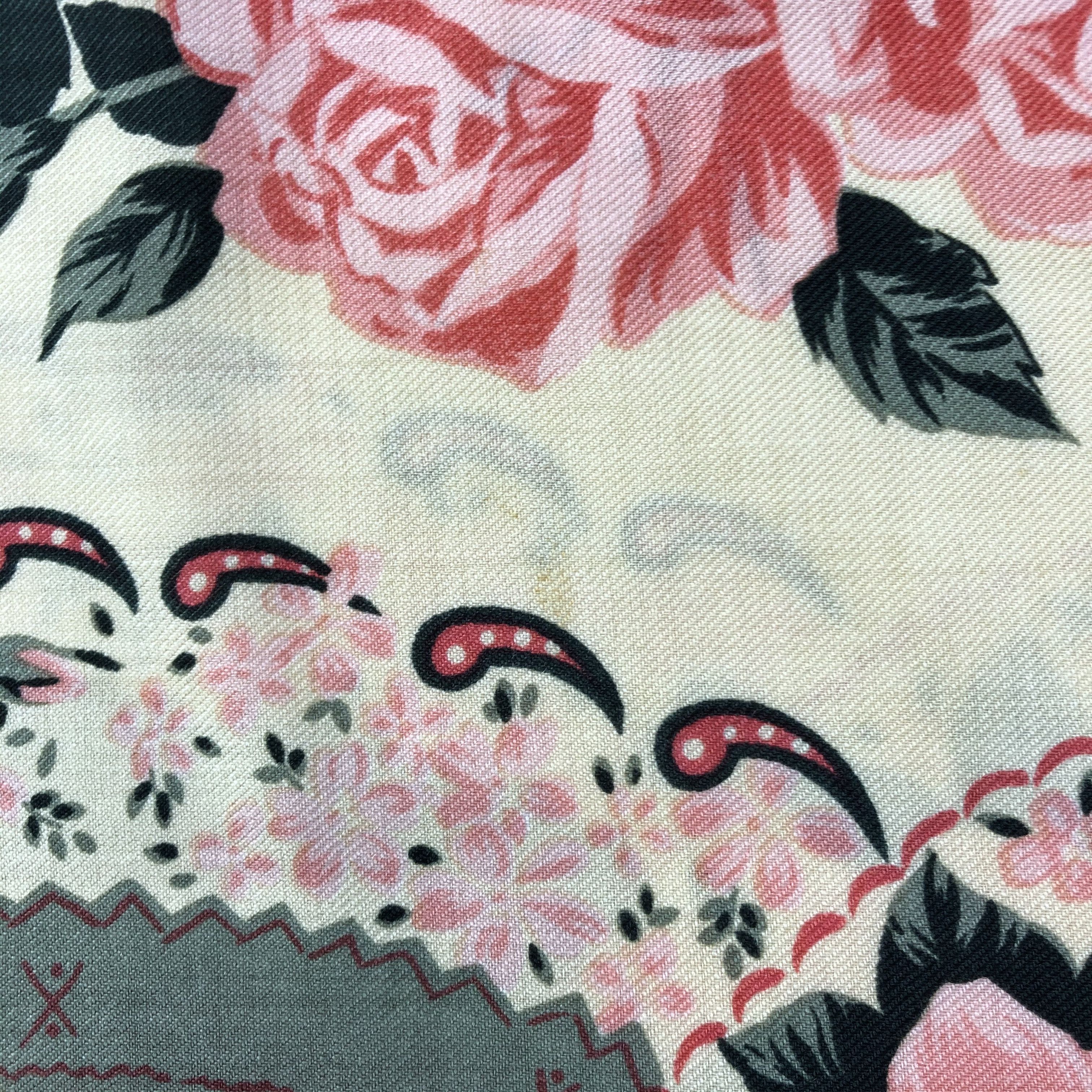 Vintage Vintage Silk Scarf Size ONE SIZE - 7 Thumbnail