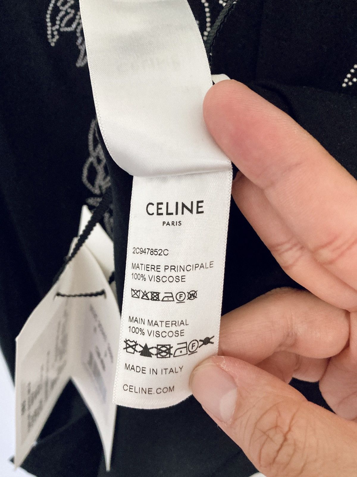 Celine CELINE BY HEDI SLIMANE 23SS BOWLING SHIRT IN EMBROIDERED Size US S / EU 44-46 / 1 - 7 Thumbnail