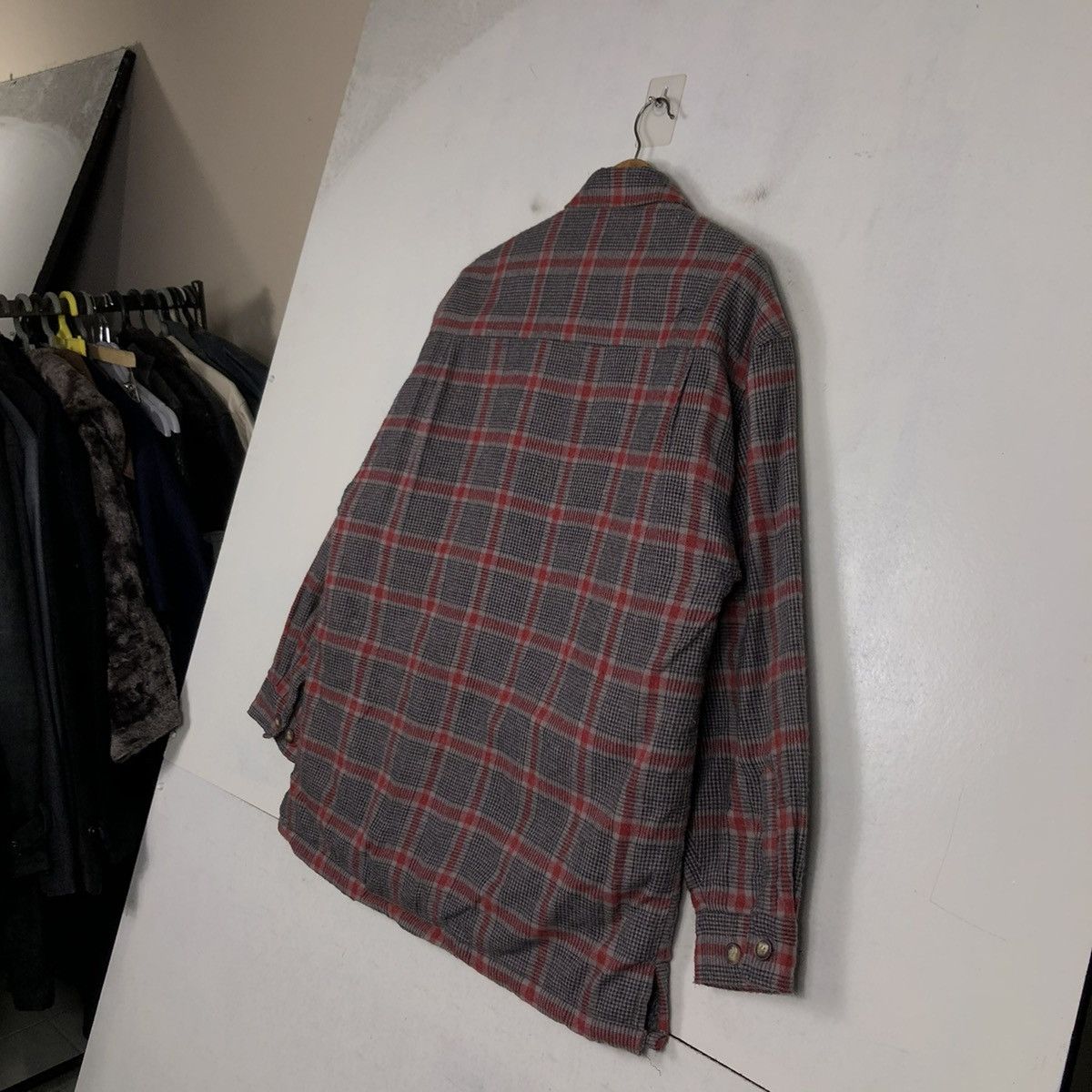 Japanese Brand 📌VINTAGE FLANNEL SHIRT JACKET TURNING POINT TARTAN DESIGN Size US L / EU 52-54 / 3 - 11 Thumbnail