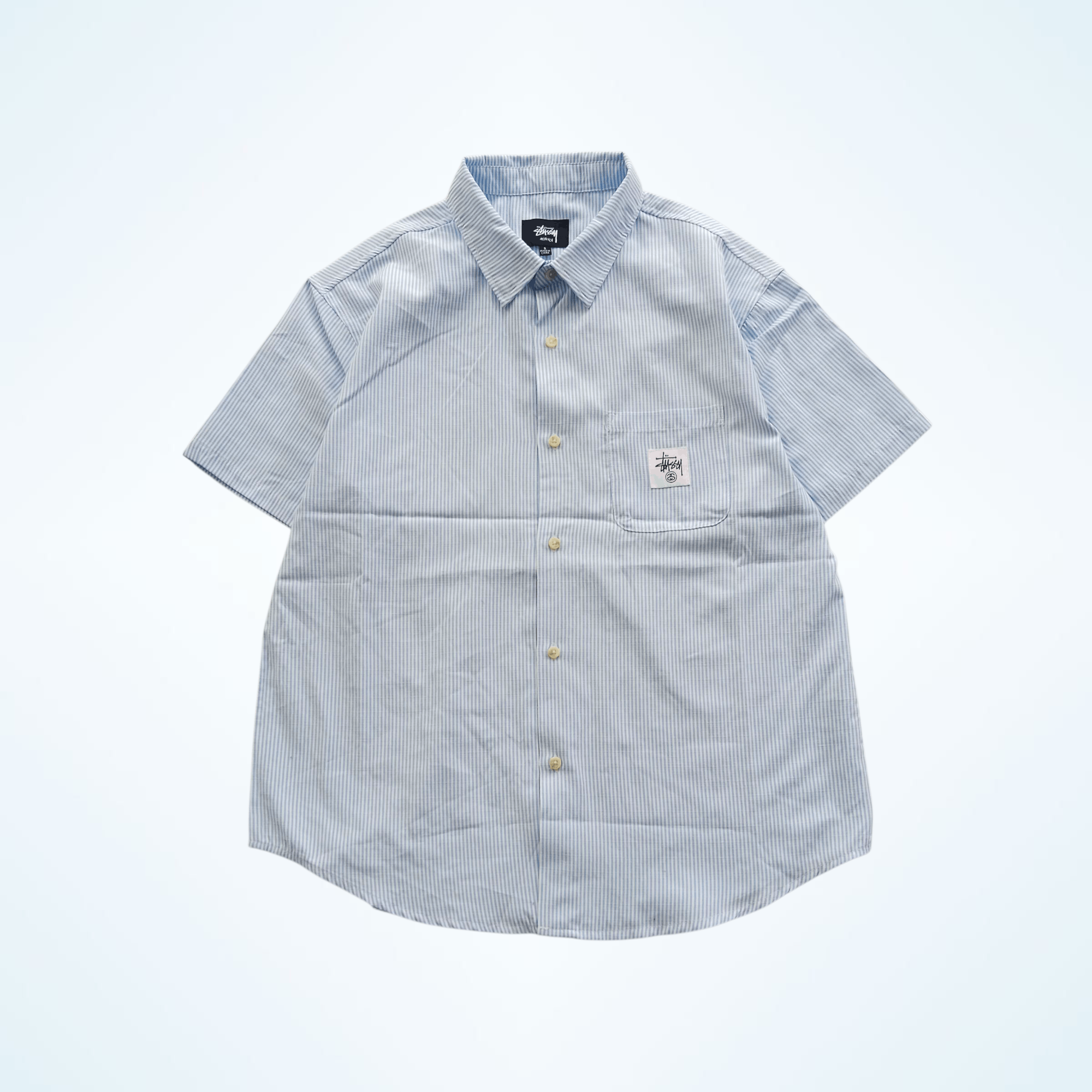 Stussy STUSSY SHIRT SHORT SLEEVE STRIPES Size US S / EU 44-46 / 1 - 1 Thumbnail