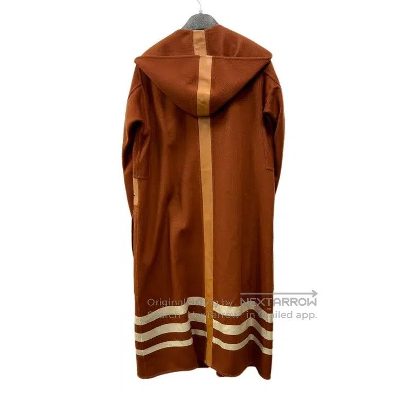 Hermes Hermes Maroon Overcoat Size XXS / US 00 / IT 34 - 1 Thumbnail