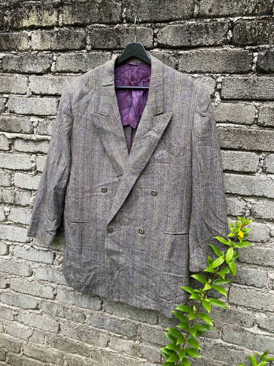 Givenchy Vintage 80s Givenchy Gentleman Double Breasted Coat Size US L / EU 52-54 / 3 - 2 Thumbnail