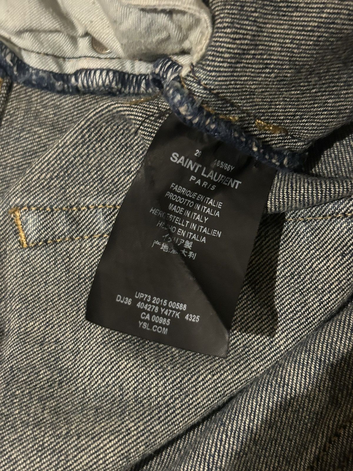 Yves Saint Laurent Yves Saint Laurent D05 denim Size US 28 / EU 44 - 6 Thumbnail