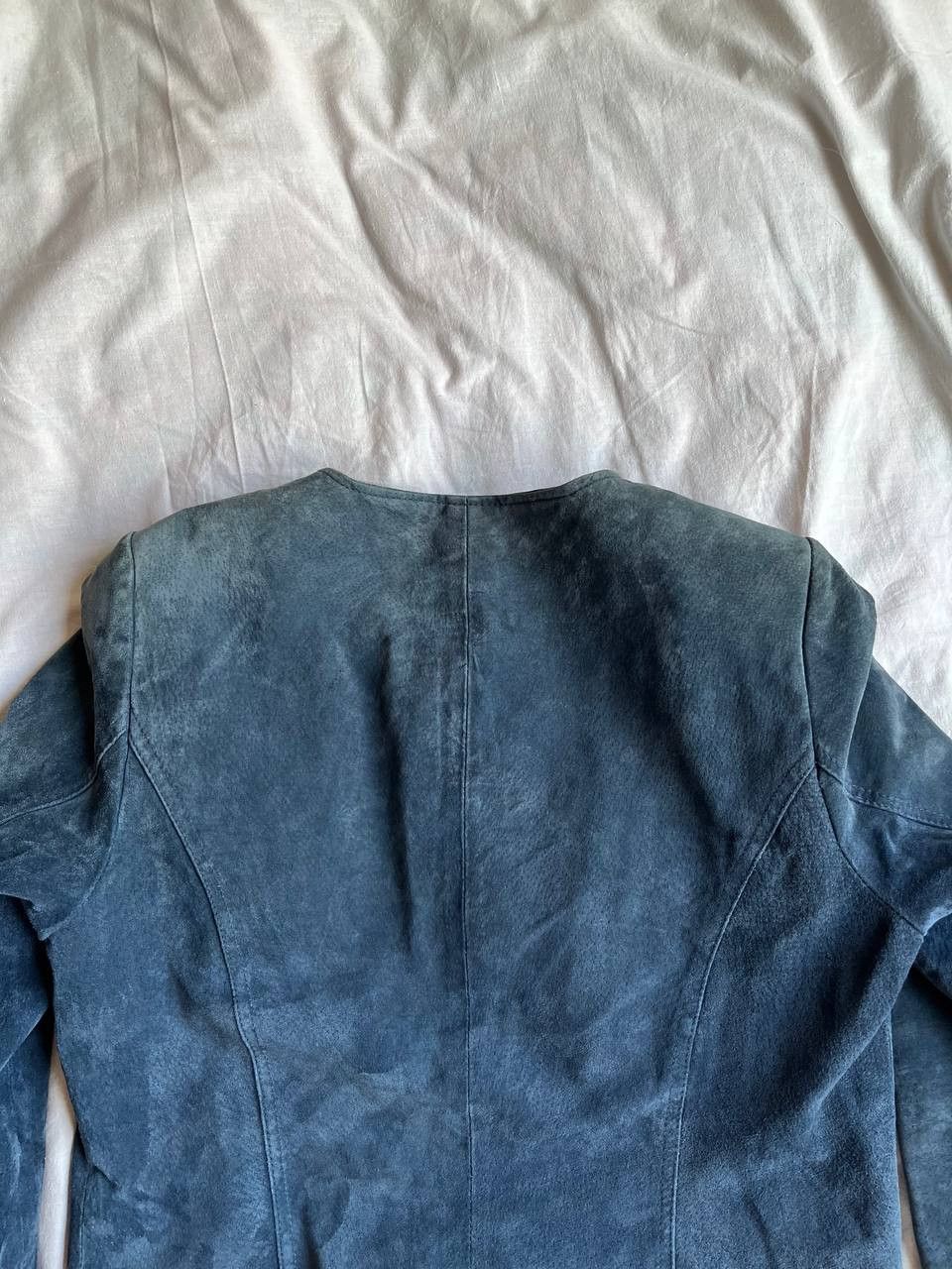 Other × Vintage Departure vintage dark blue distressed nubuck jacket Size XS / US 0-2 / IT 36-38 - 7 Thumbnail