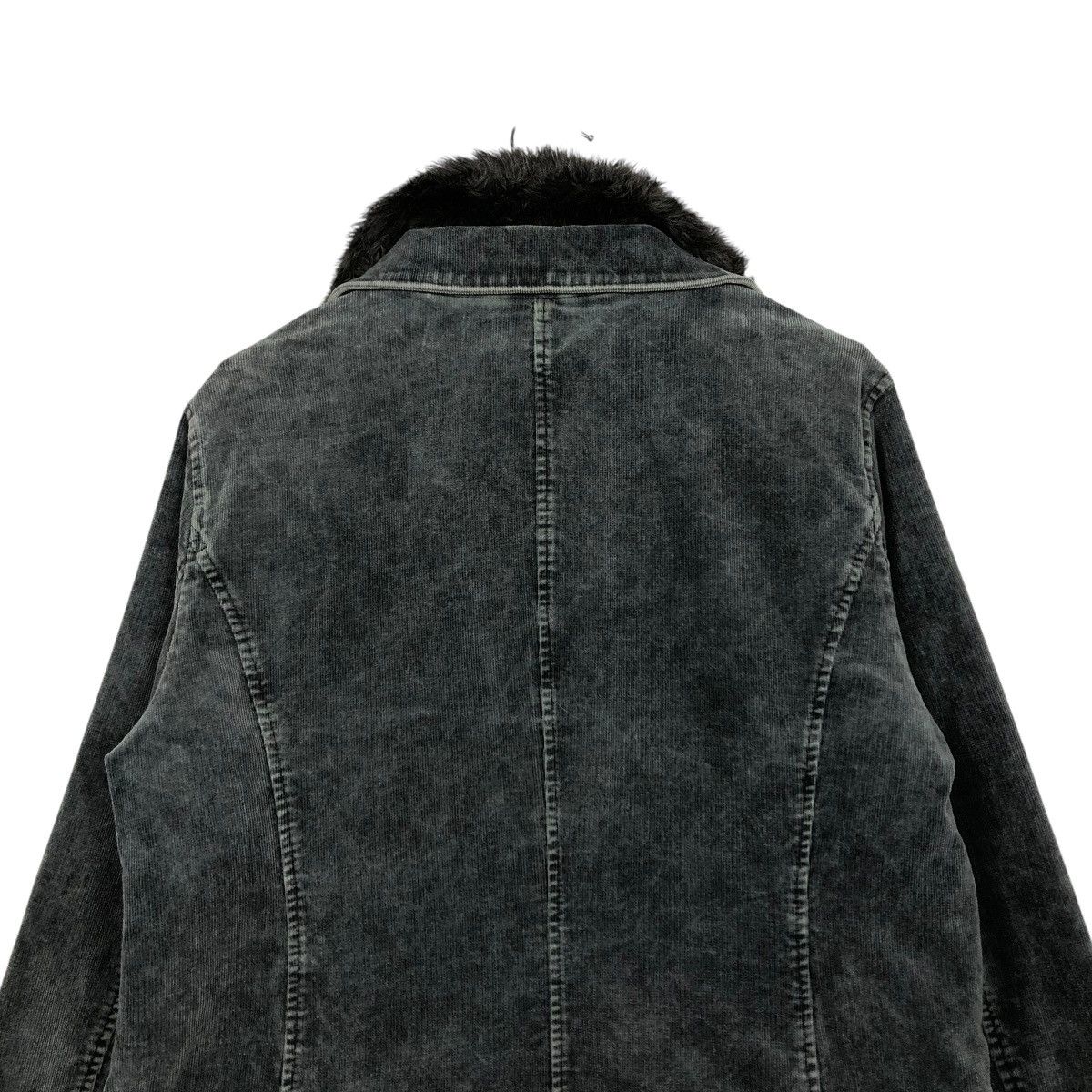Japanese Brand × Vintage 🔥VINTAGE CROPPED BIKER JACKET DOUBLE COLLAR FUR ISSEY MIYAKE Size US S / EU 44-46 / 1 - 11 Thumbnail