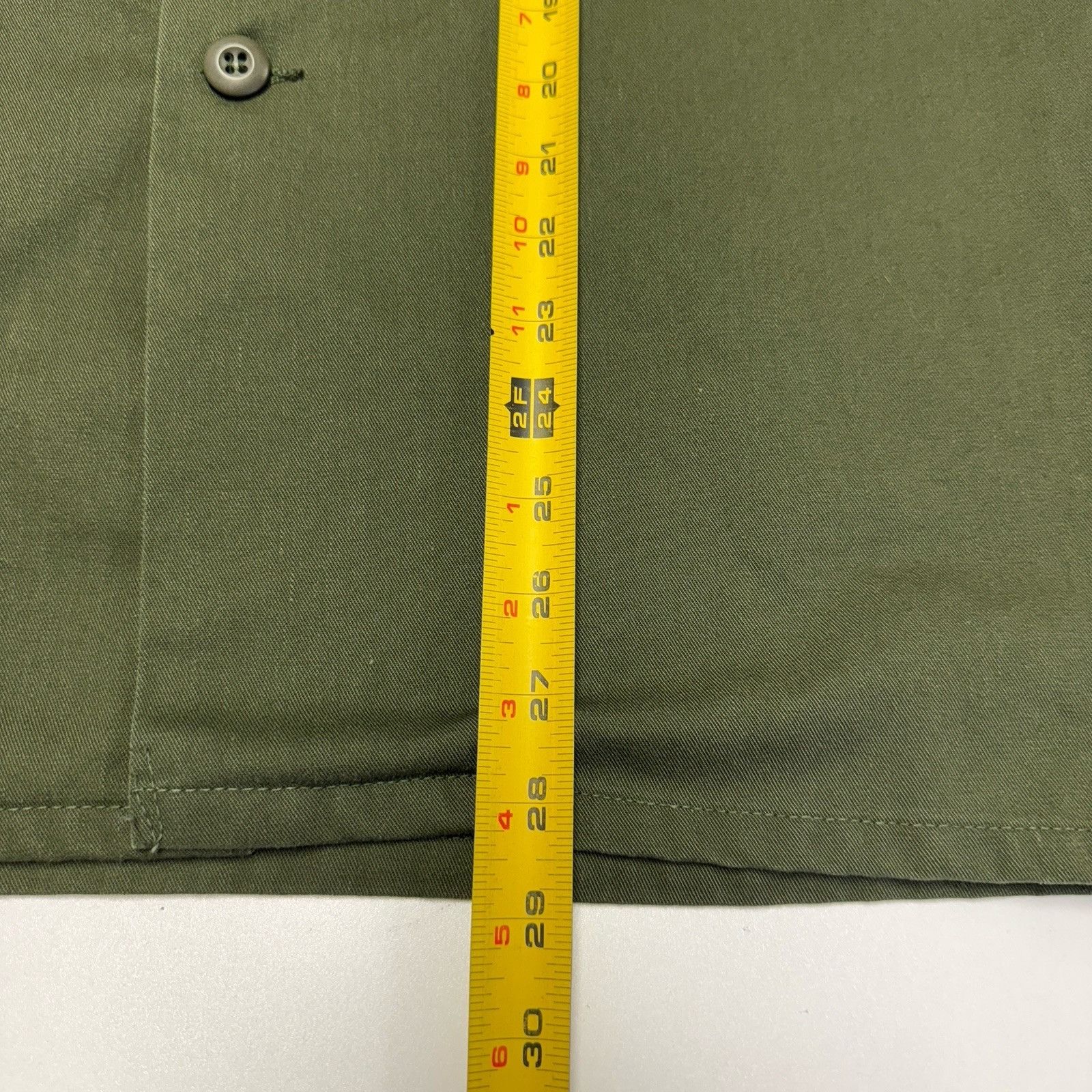 Vintage Vintage Military 507 Dura Press Shirt Mens Army Shade Green Size US L / EU 52-54 / 3 - 9 Thumbnail