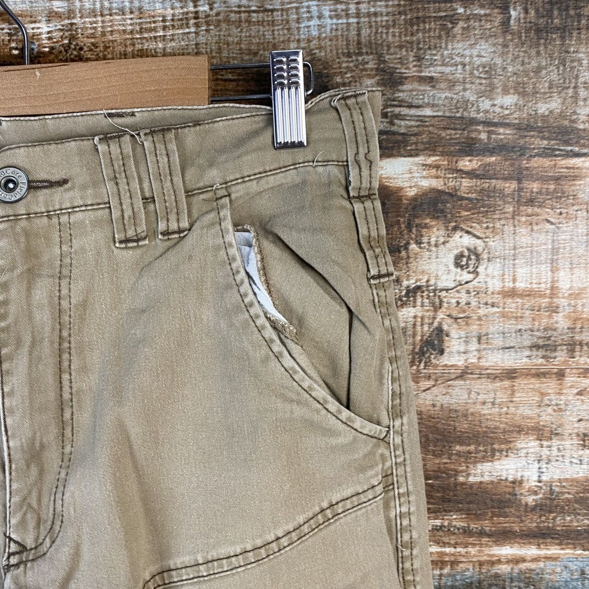 Japanese Brand DL Field Core Beige Joggers cargo Pants #C780 Size US 27 - 8 Thumbnail