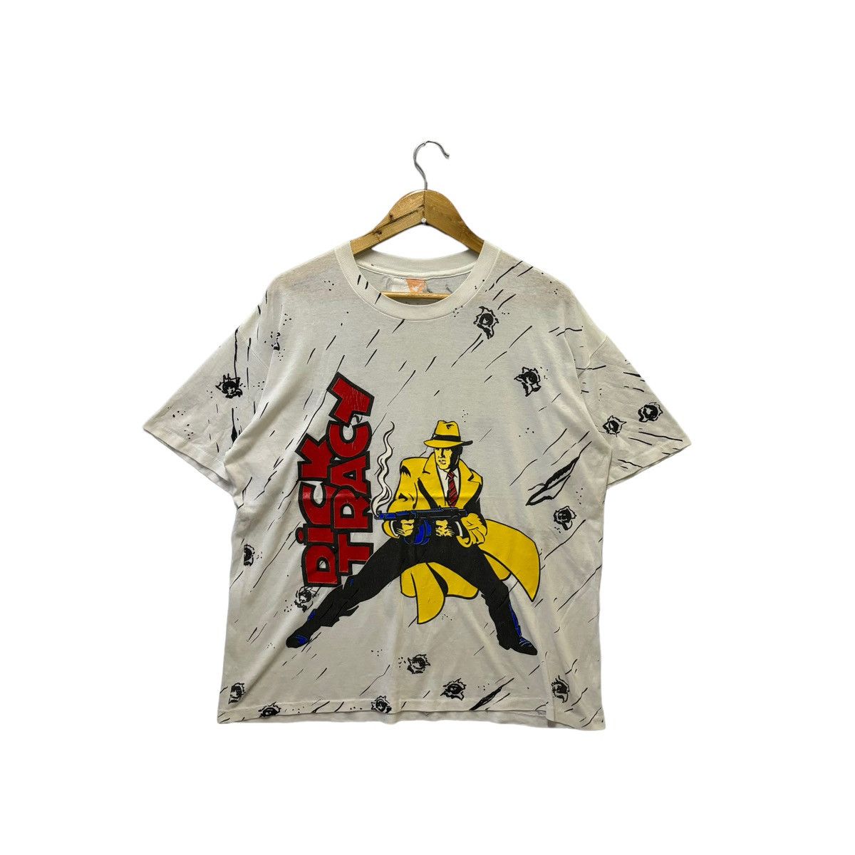 Vintage Vintage Dick Tracy Over Print Tshirt Size US L / EU 52-54 / 3 - 1 Thumbnail
