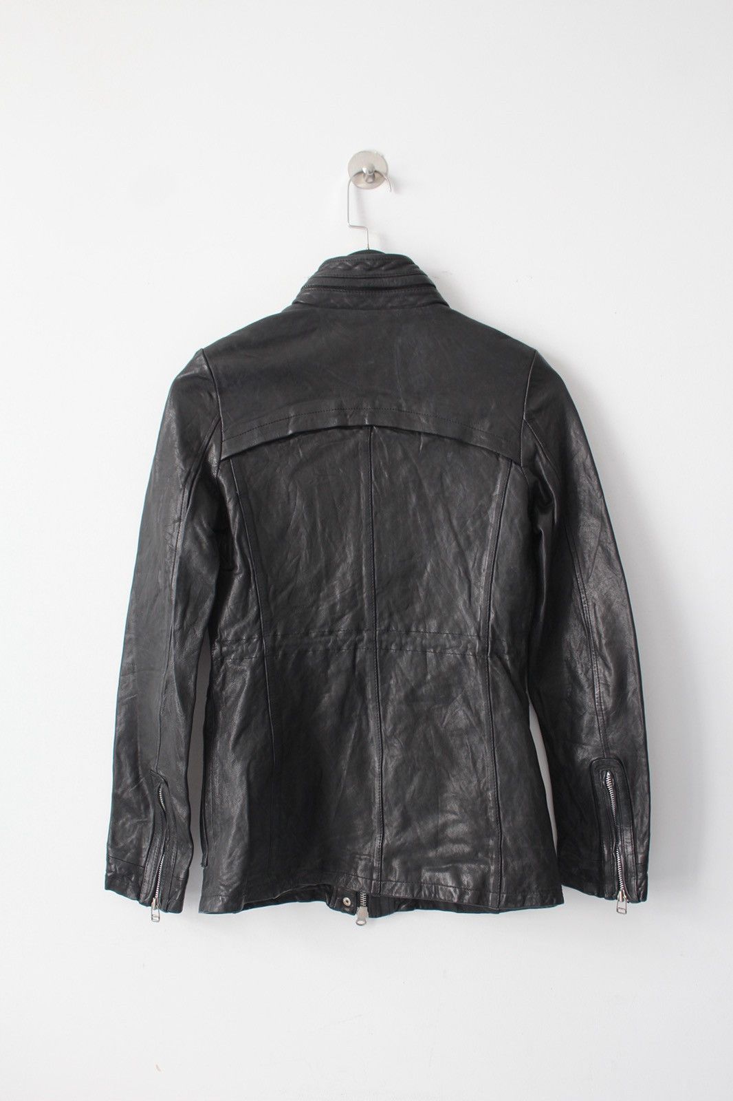 If Six Was Nine 2000S JAPANESE MADE SHEEPSKIN STAND-COLLAR UTILITY JACKET Size US S / EU 44-46 / 1 - 2 Thumbnail