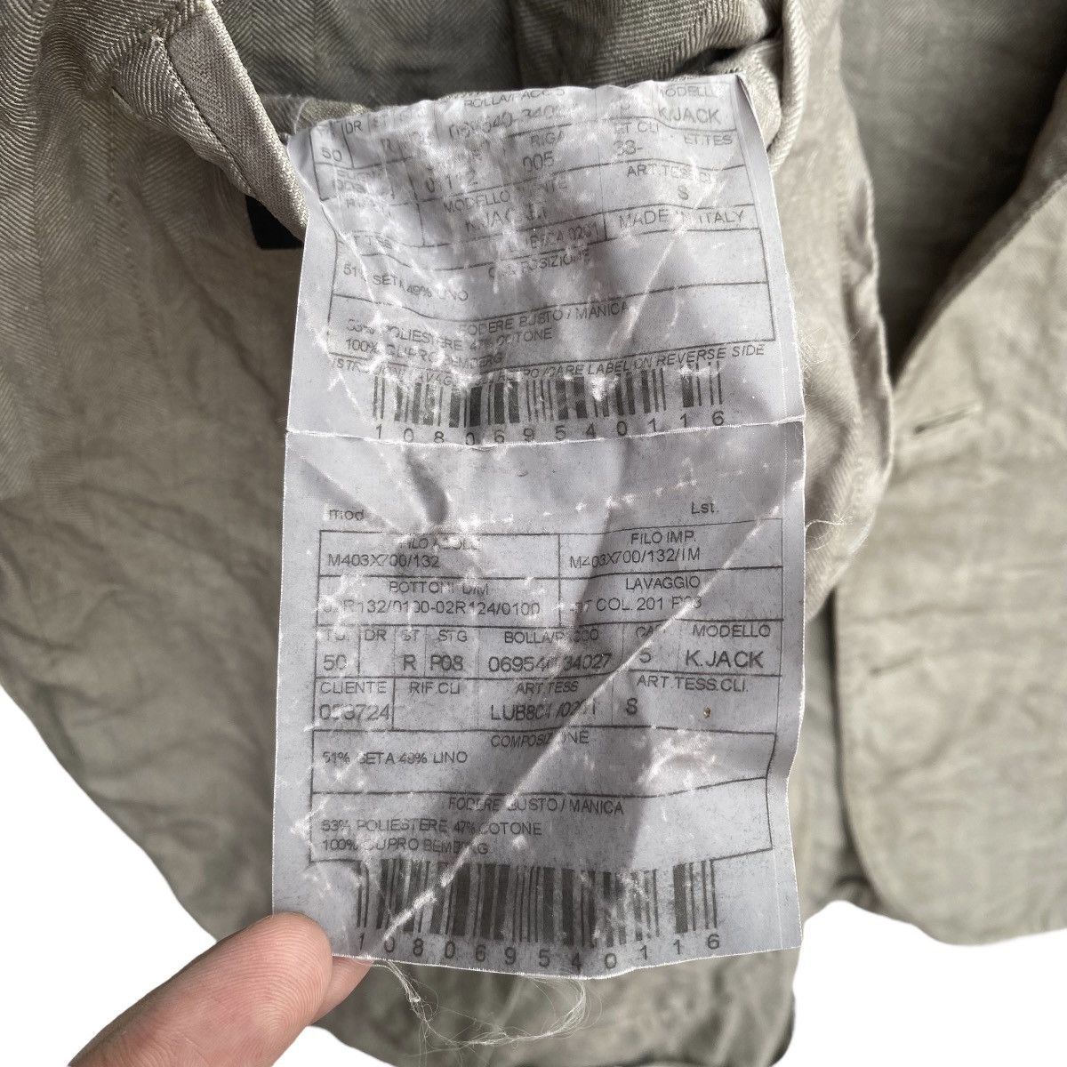 Boglioli 🔥Boglioli K.Jacket Designer Coat / Blazer Made in Italy Size US M / EU 48-50 / 2 - 9 Thumbnail