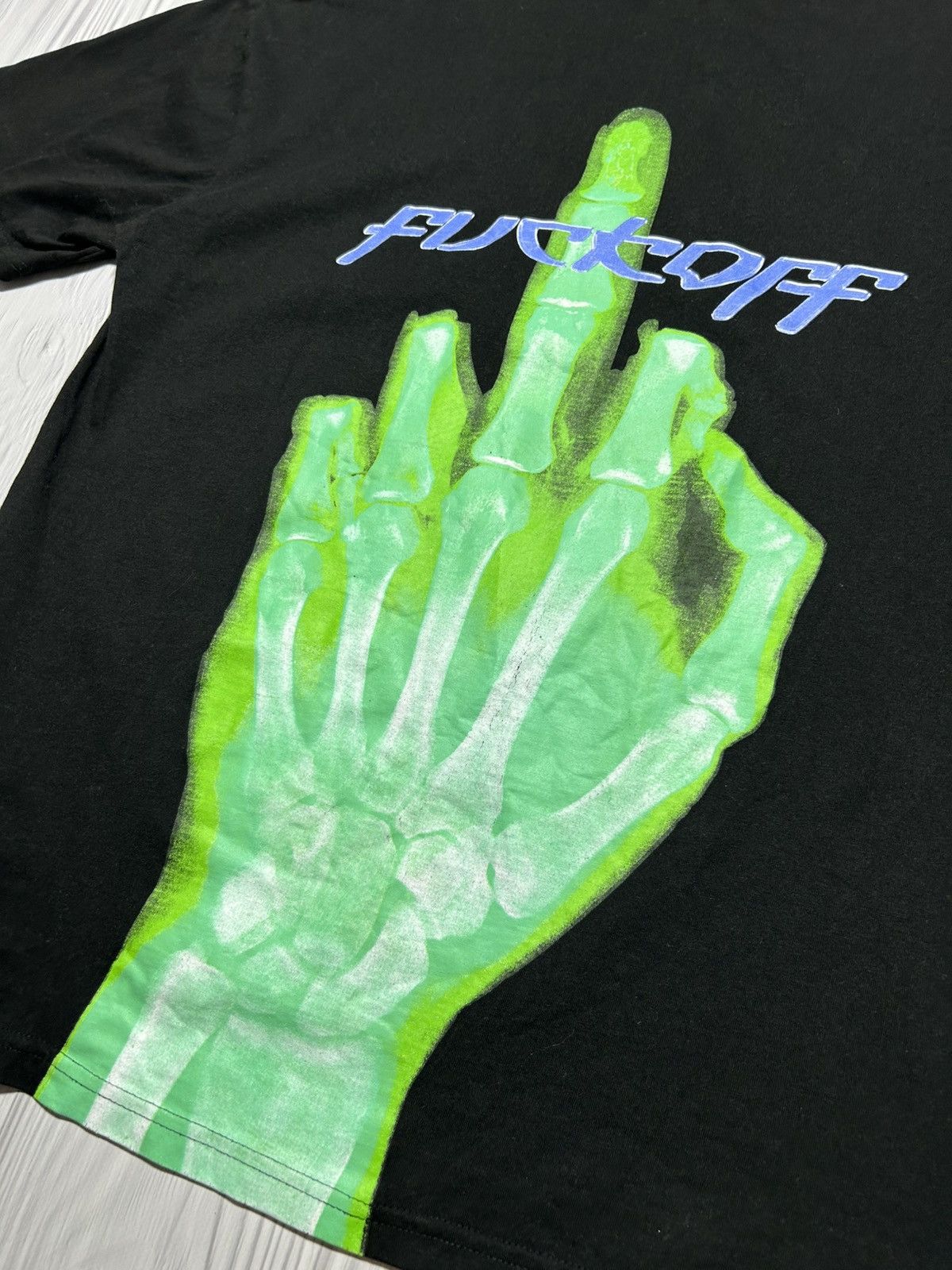 Vintage Hype Fuckoff Big Logo T-Shirt Size US M / EU 48-50 / 2 - 4 Thumbnail
