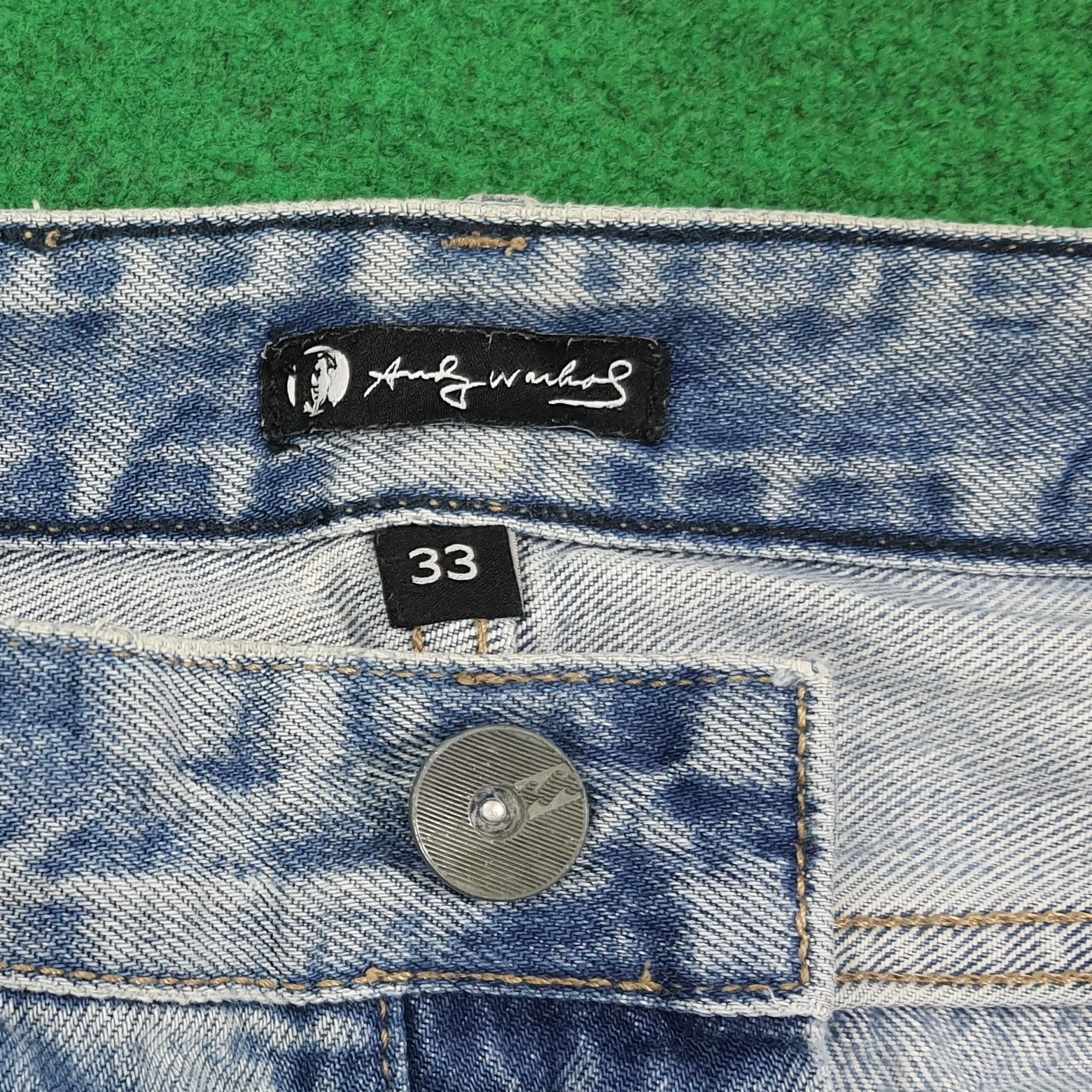 Billabong Vintage Andy Warhol x Billabong Selvedge Rugged Jeans C280N9 Size US 35 - 8 Thumbnail