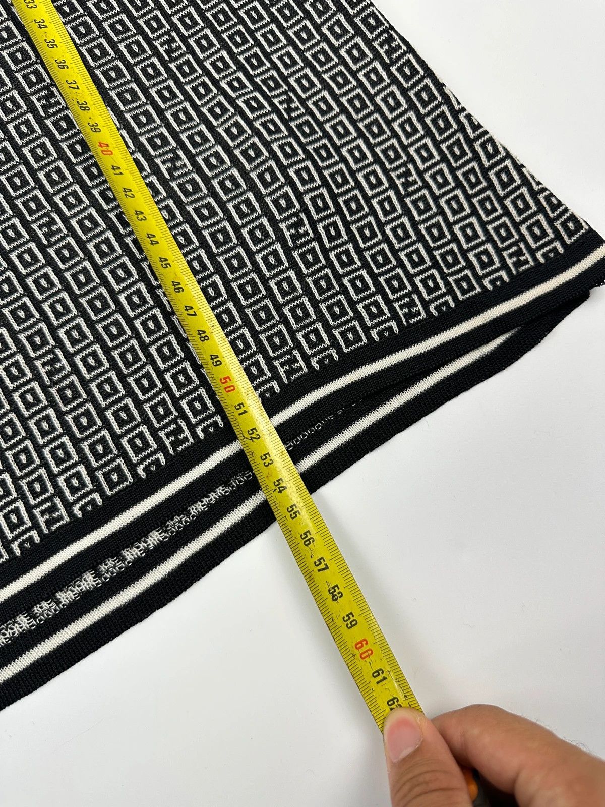 Fendi Fendi 90’s FF Monogram Black & White Knitted Vest Sweater Size M / US 6-8 / IT 42-44 - 7 Thumbnail