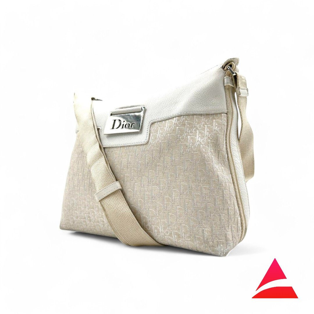Dior Dior - Street Chic Vintage Shoulder Bag Monogram White Size ONE SIZE - 1 Thumbnail
