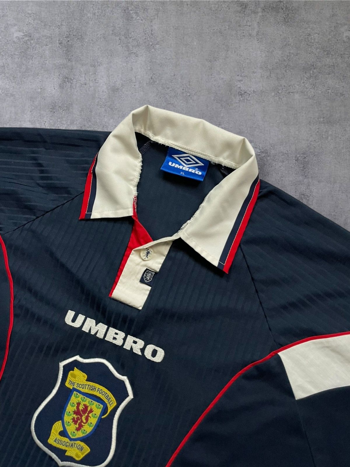 Umbro × Vintage Vtg 1996/97 SCOTLAND UMBRO Jersey Scottish Football Kits Size US XL / EU 56 / 4 - 3 Thumbnail