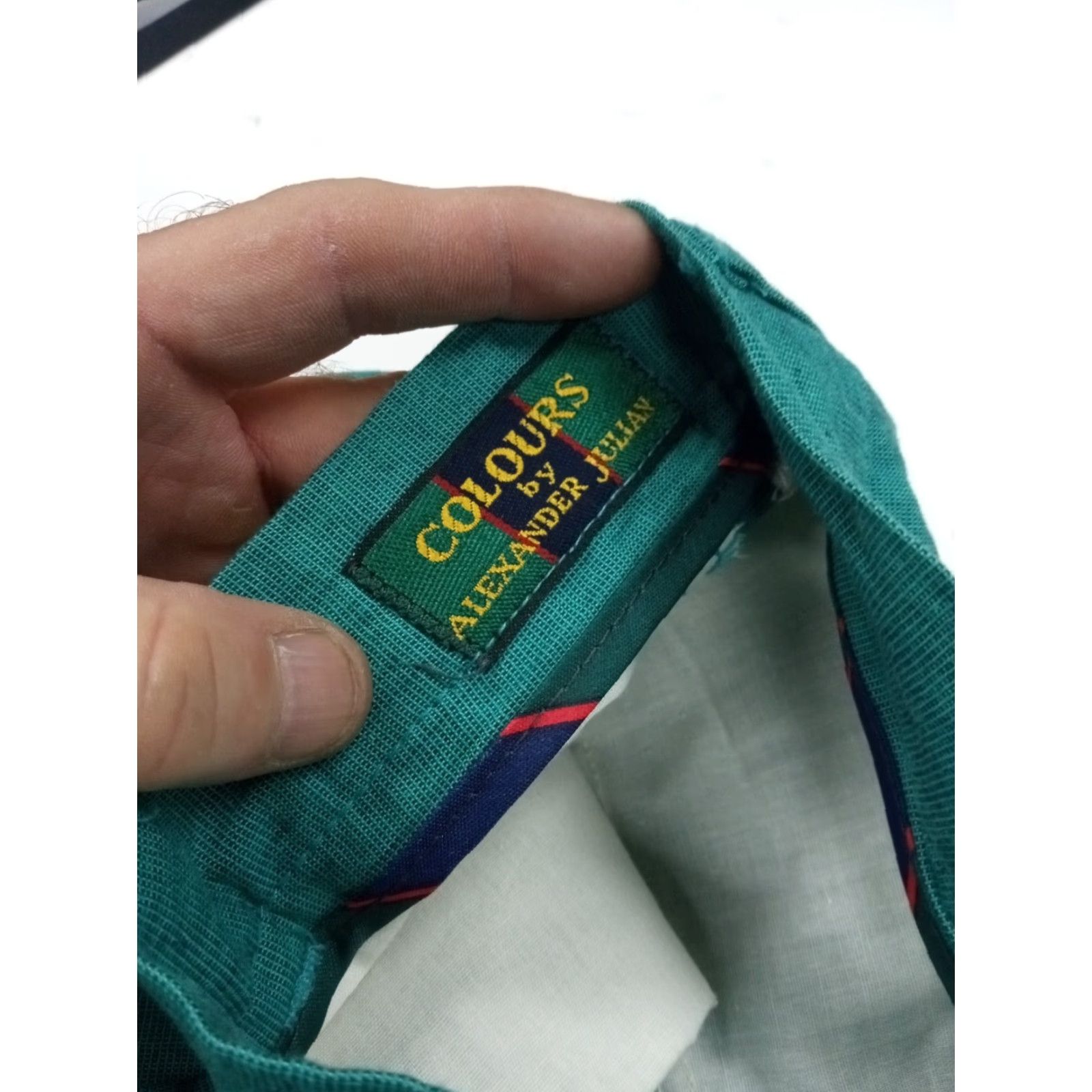 Alexander Julian Alexander Julian Shorts Bermuda Mens 32" Green Cotton Blend Flat Front Inseam 8" Pockets Casual Travel Size US 32 / EU 48 - 4 Thumbnail