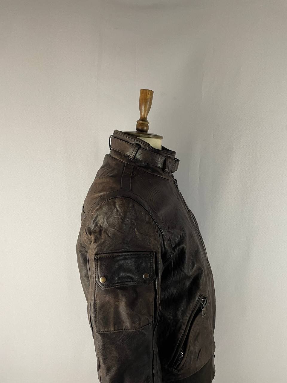 Prada Prada Leather Jacket Brown Rare Size US M / EU 48-50 / 2 - 12 Thumbnail