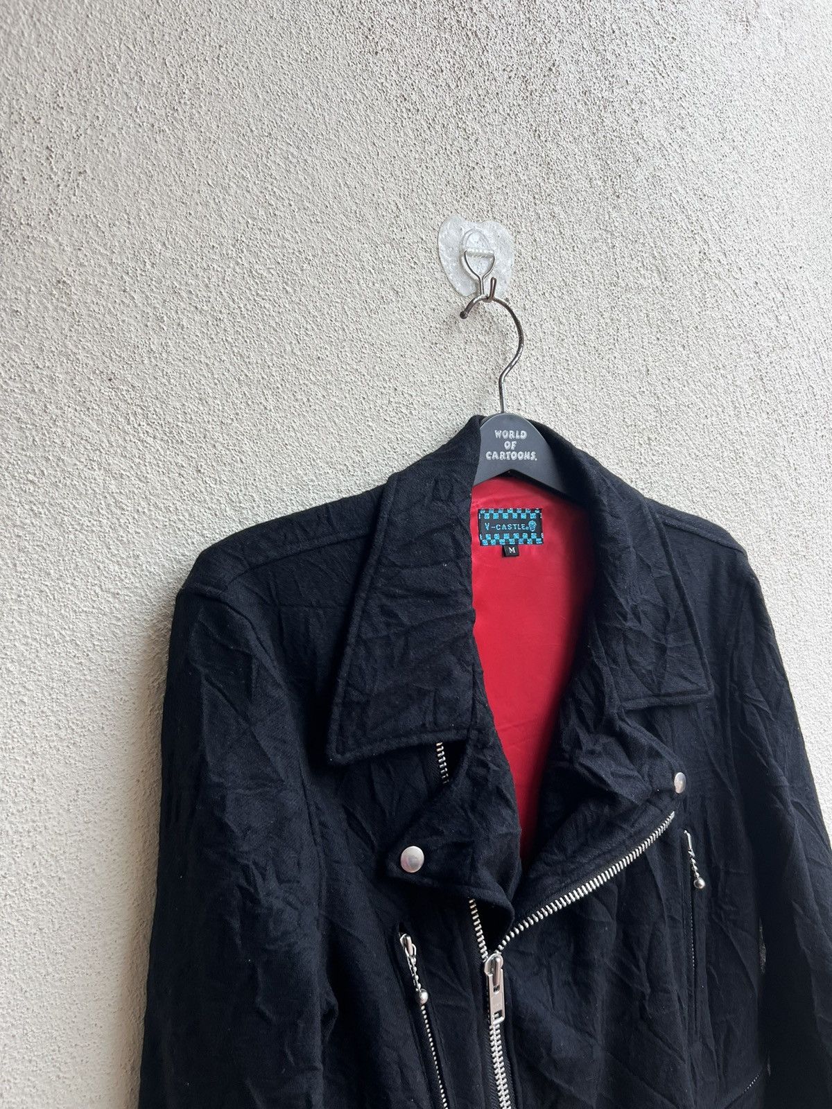 Vintage RARE!!! Vintage 90s V-Castle Japan Wool Punk Jacket Size US M / EU 48-50 / 2 - 13 Thumbnail