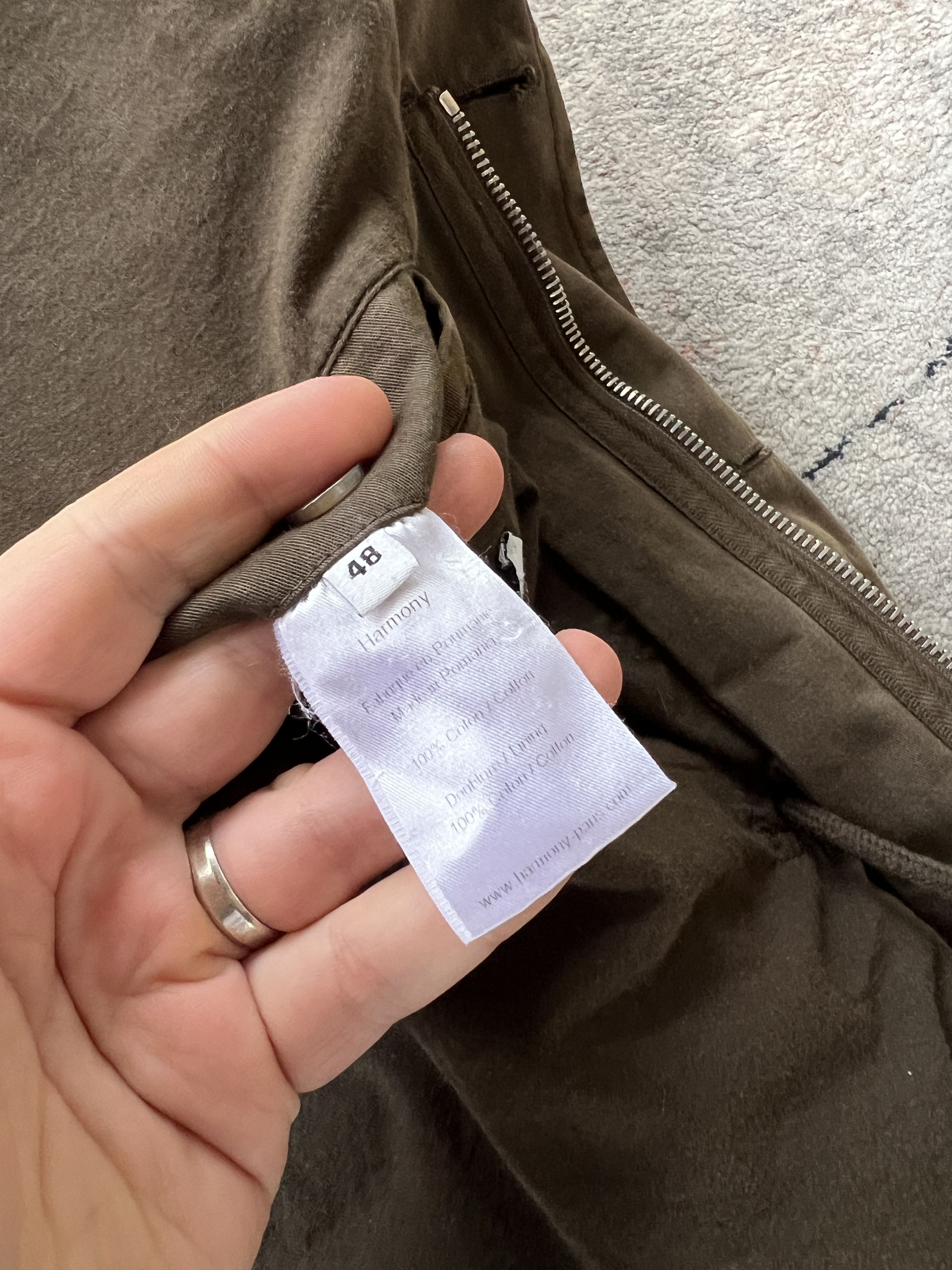 Harmony Paris Harmony Paris Morton Dark Kaki Cotton Canvas Size US M / EU 48-50 / 2 - 7 Thumbnail