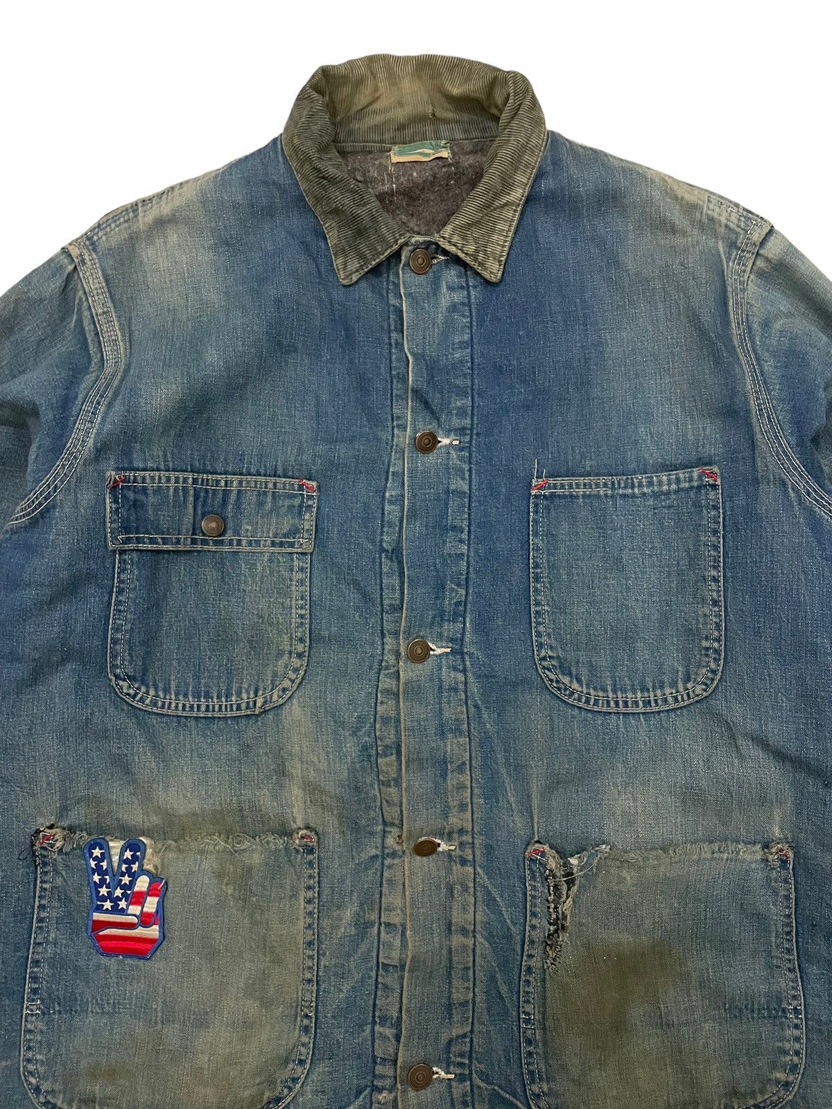 Sears × Vintage Vintage 70s Sears Thrashed Core Jacket Size US L / EU 52-54 / 3 - 4 Thumbnail