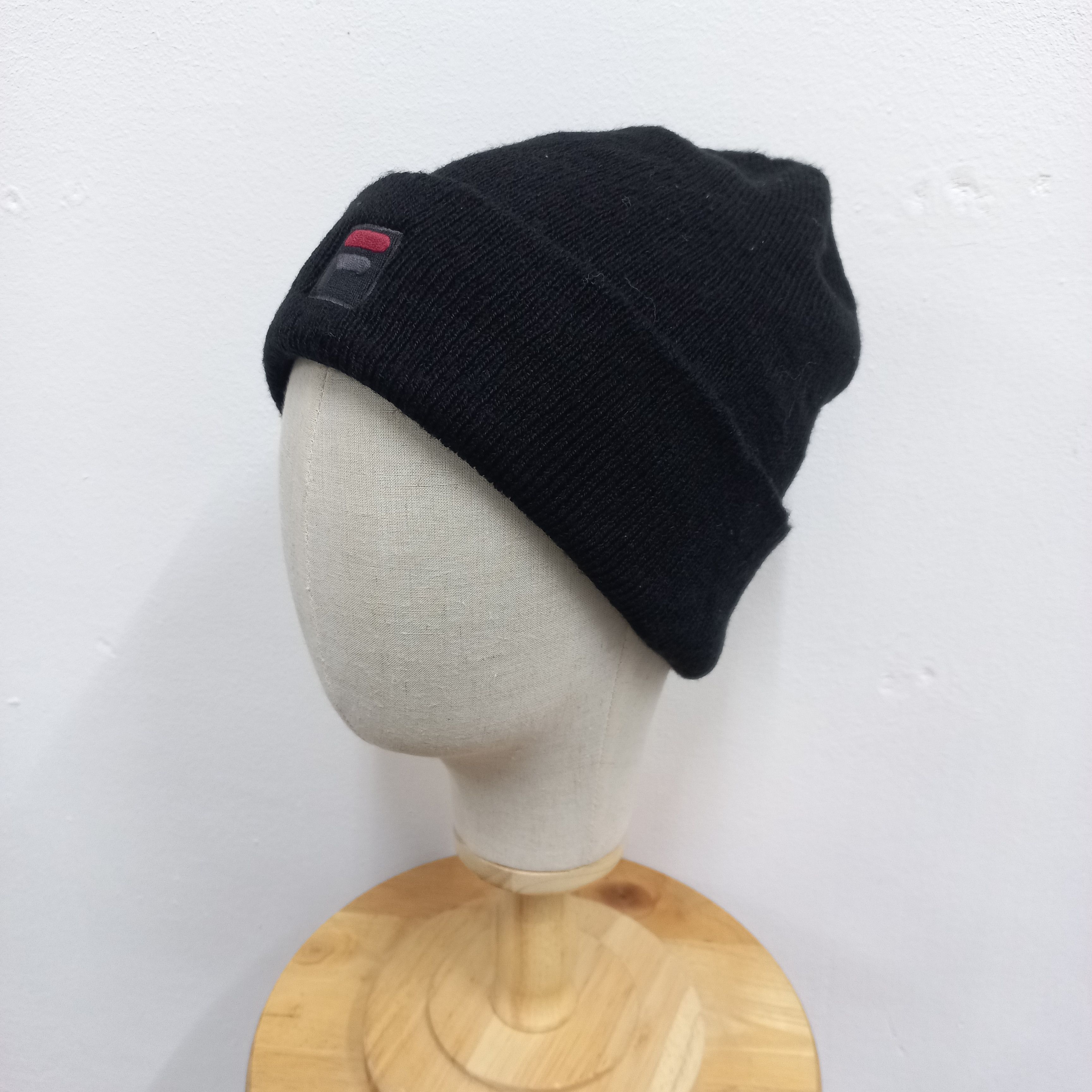 Fila 💥Vintage fila iconic logo beanie hat Size ONE SIZE - 2 Thumbnail