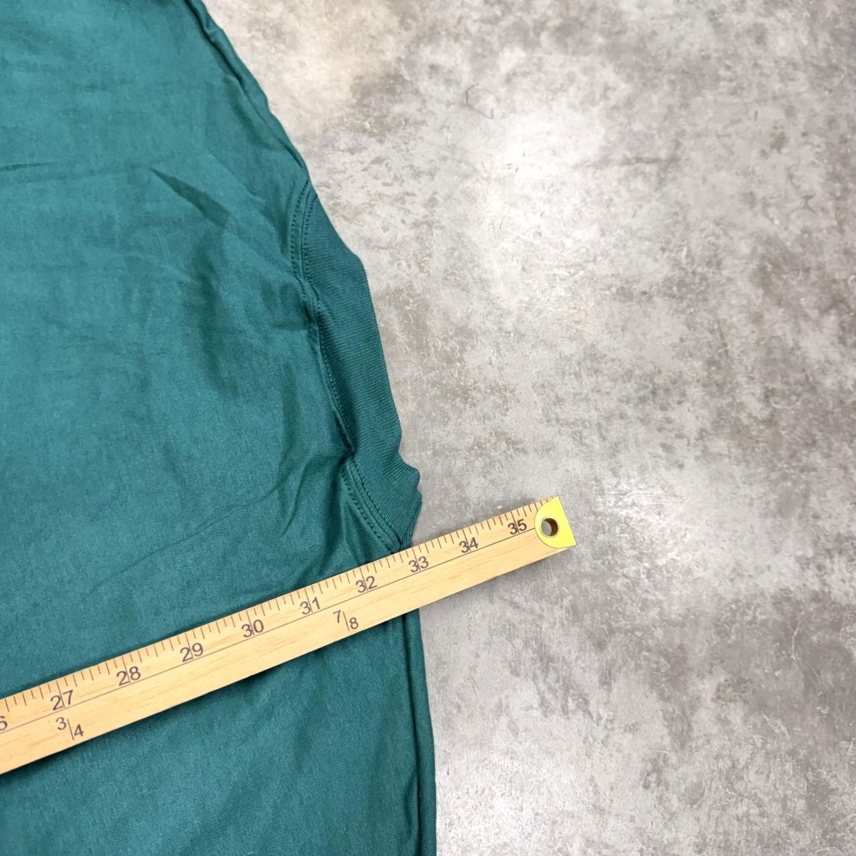 Fruit Of The Loom VINTAGE Fruit Of The Loom Shirt Mens 2XL Green Crew Neck Tee Short Sleeve Big & Tall Mens 90s Size US XXL / EU 58 / 5 - 8 Thumbnail