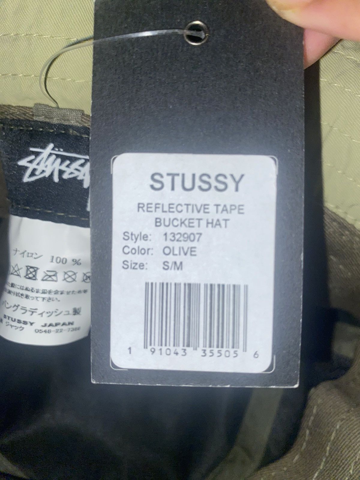 Stussy Stussy Reflective Tape Bucket Hat Size ONE SIZE - 3 Thumbnail